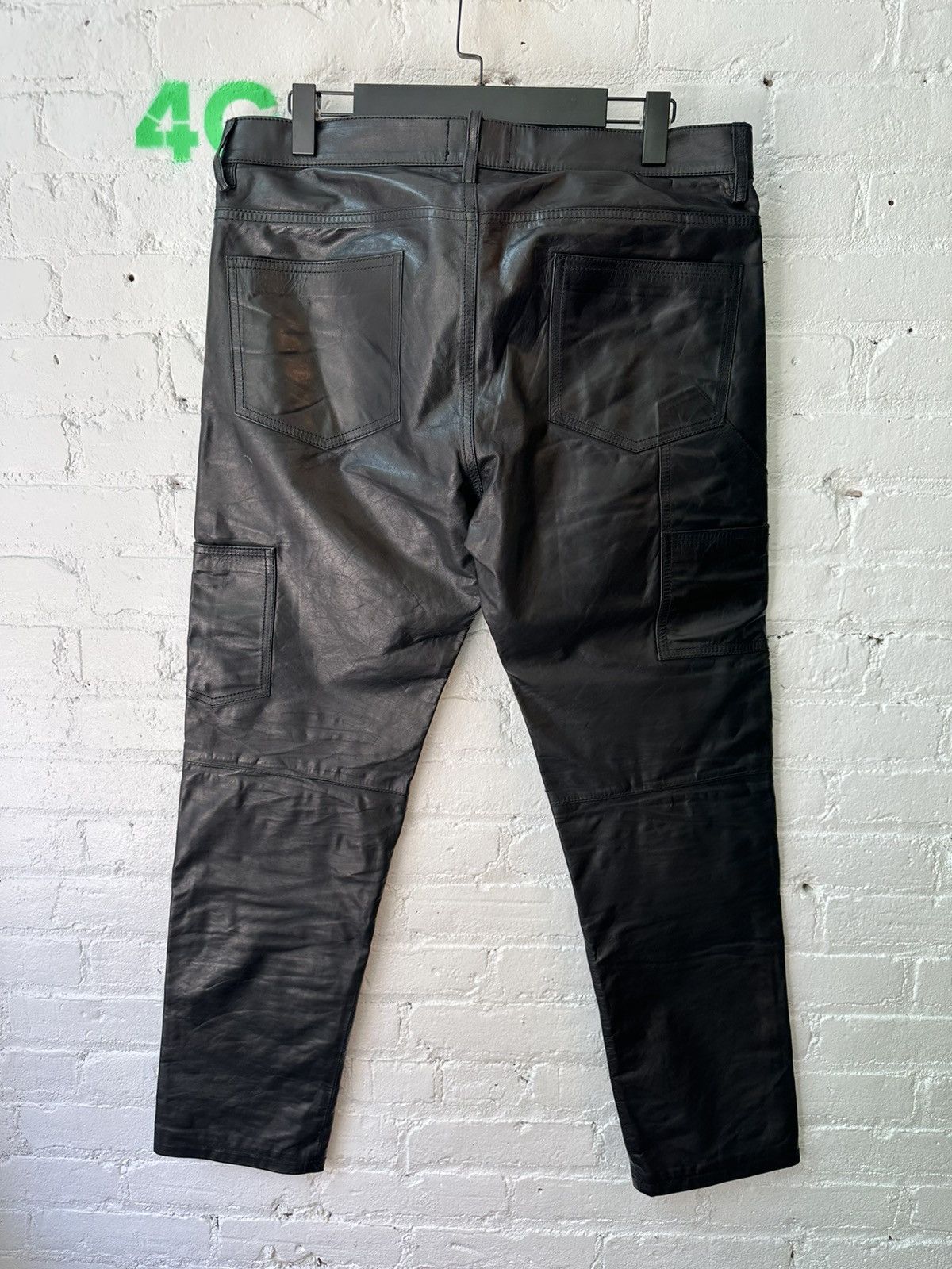 Enfants Riches Deprimes ERD LEATHER DOUBLE KNEE CARPENTER PANTS 4Gseller Size US 32 / EU 48 - 6 Thumbnail