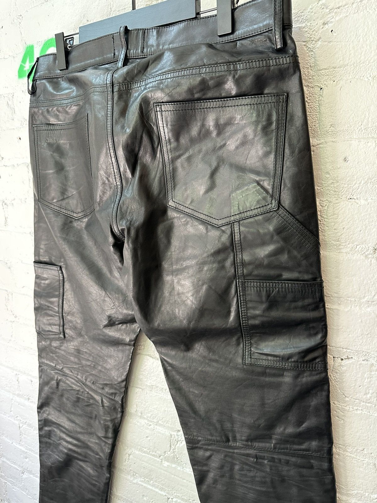 Enfants Riches Deprimes ERD LEATHER DOUBLE KNEE CARPENTER PANTS 4Gseller Size US 32 / EU 48 - 8 Thumbnail