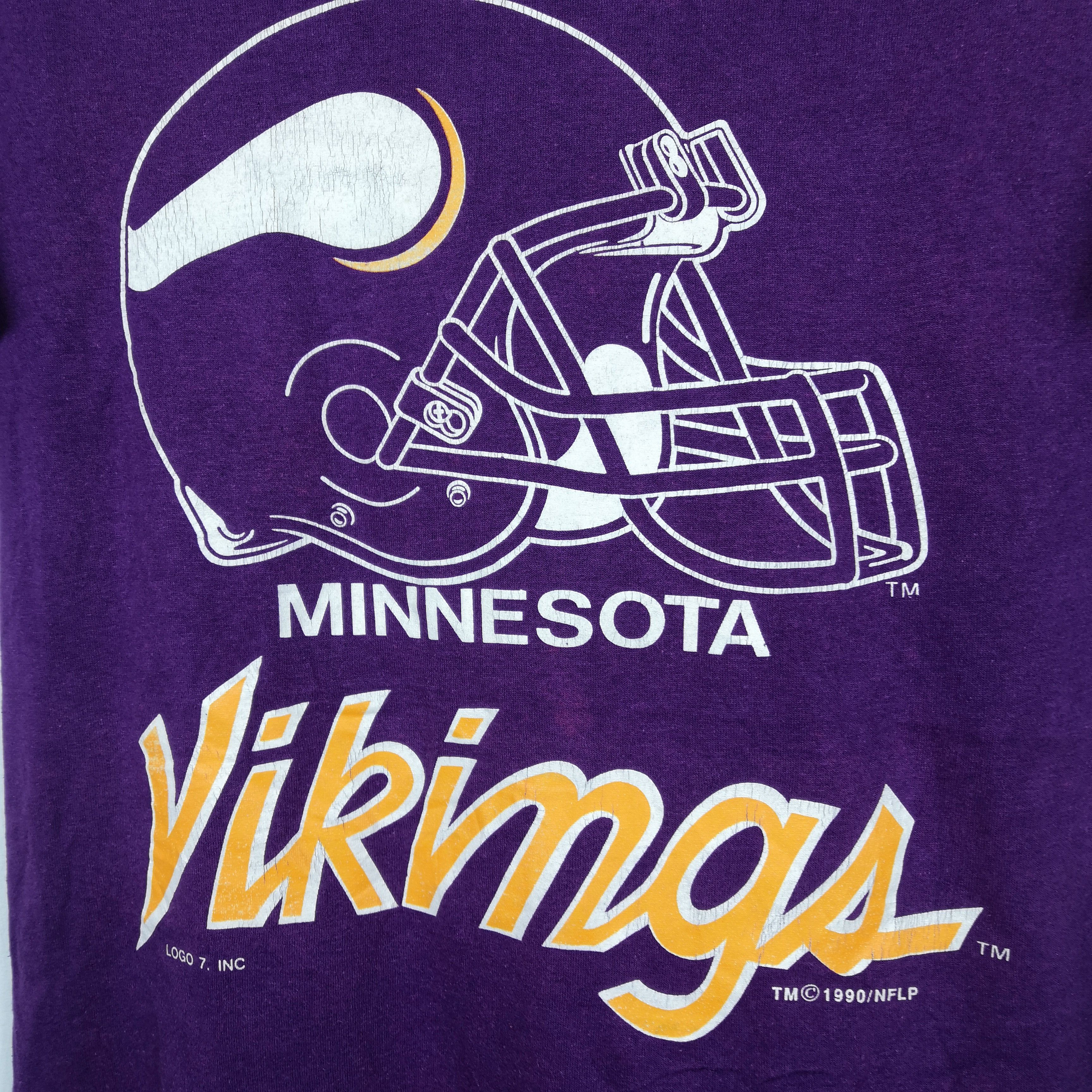 Logo 7 Vintage Minnesota Vikings T Shirt NFLP Sportswear Tees Size US M / EU 48-50 / 2 - 3 Thumbnail