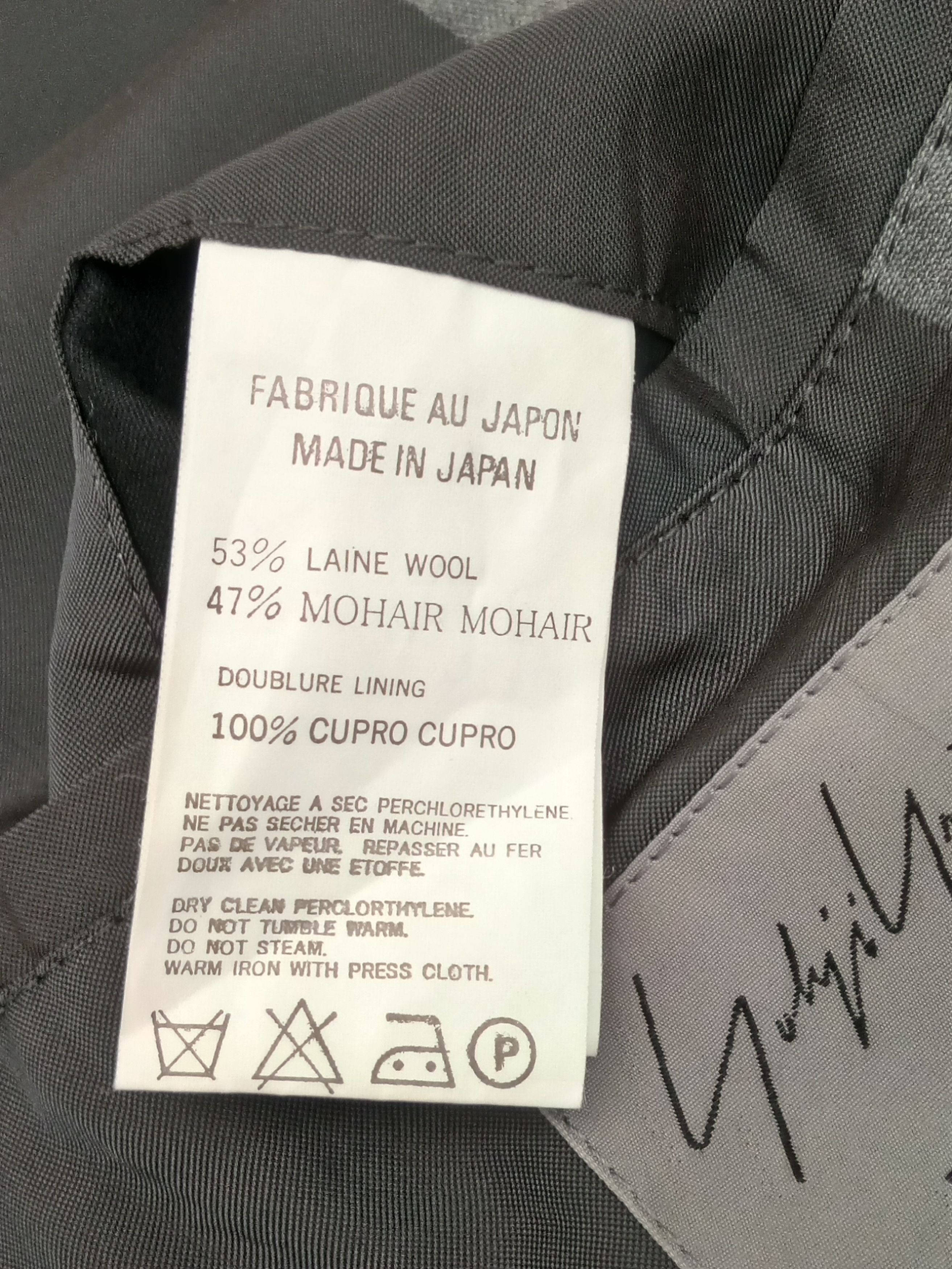 Yohji Yamamoto Yohji Yamamoto Pour Homme blazer sport jacket sz 3 Size 40L - 7 Thumbnail
