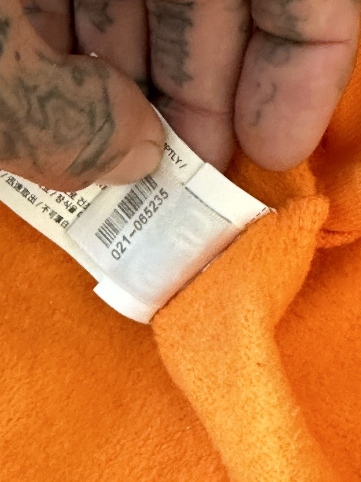 Chrome Hearts × Off-White Chrome Hearts Virgil Off White Orange Limited Hoodie Size US M / EU 48-50 / 2 - 13 Thumbnail