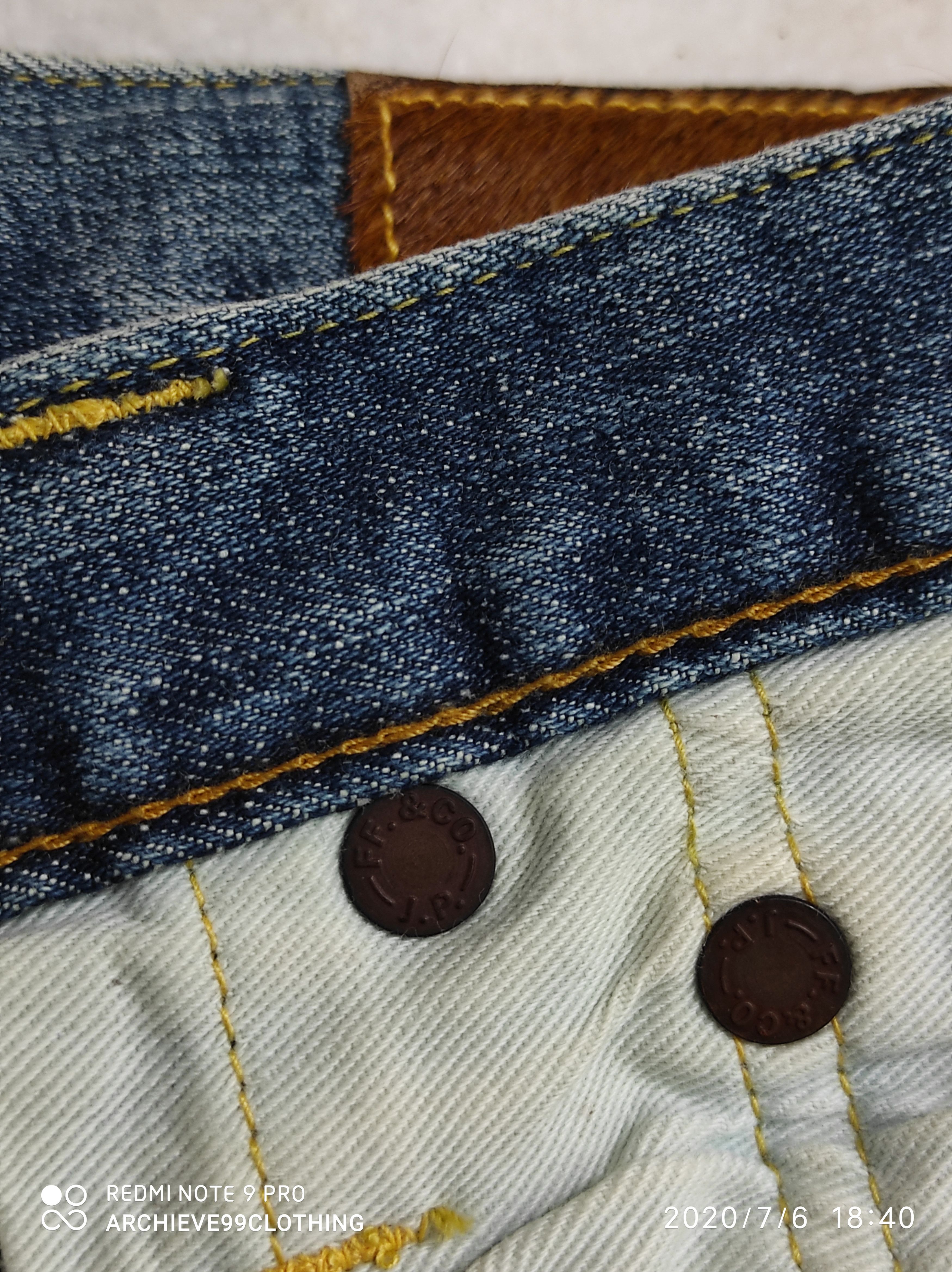 Alchemist Alchemist By Fab Four Skull Leather patch jeans Size US 31 - 10 Thumbnail
