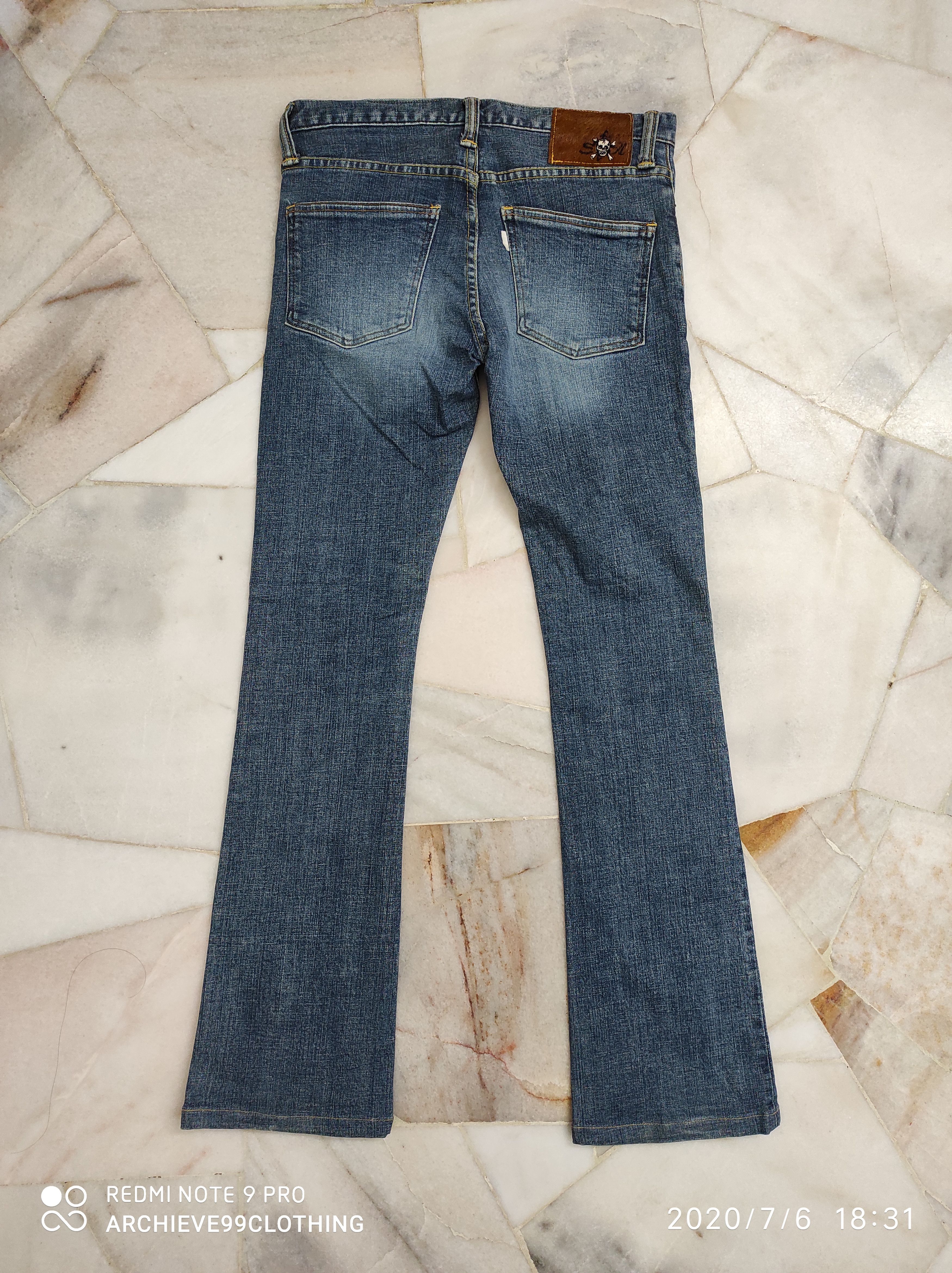 Alchemist Alchemist By Fab Four Skull Leather patch jeans Size US 31 - 2 Thumbnail