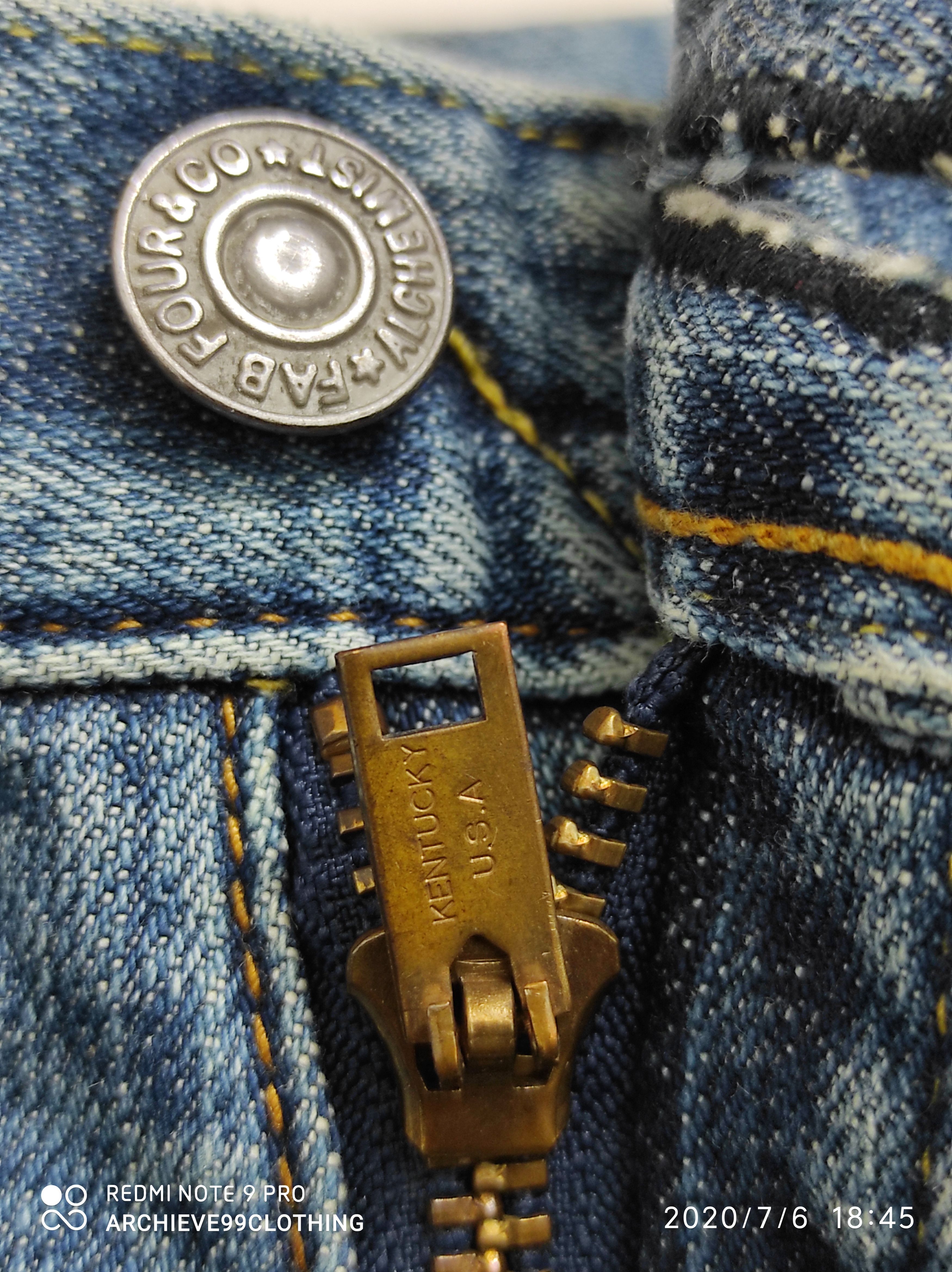 Alchemist Alchemist By Fab Four Skull Leather patch jeans Size US 31 - 9 Thumbnail