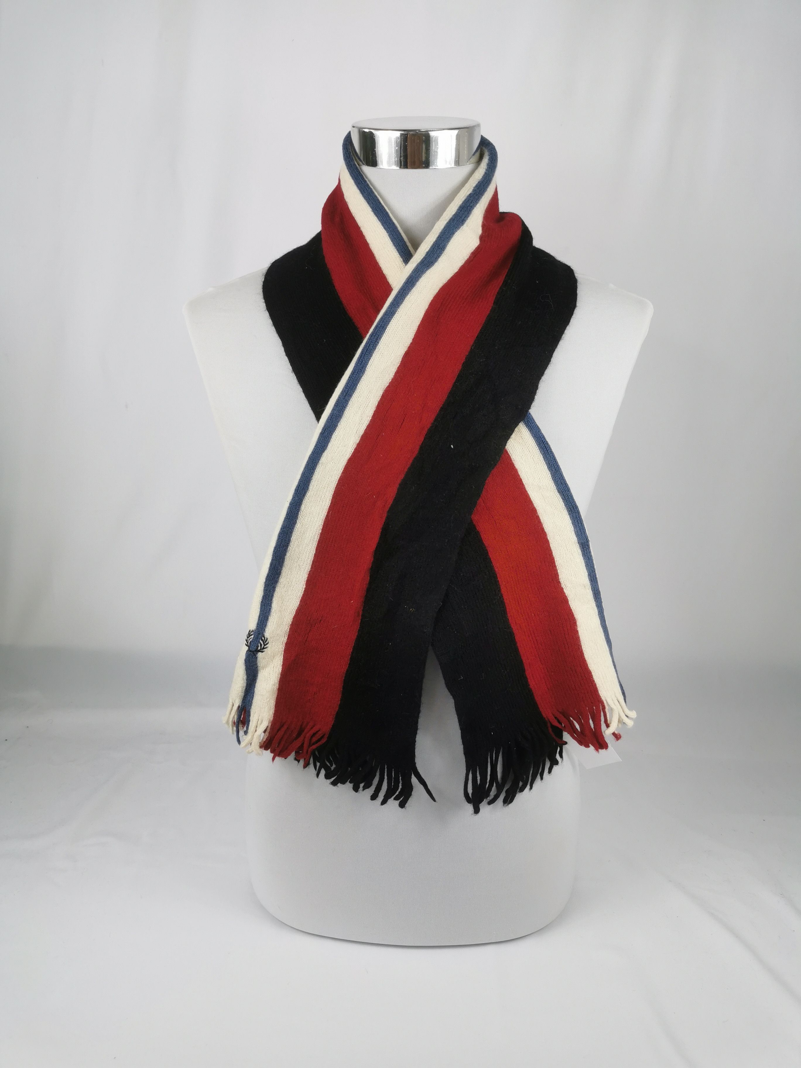 Fred Perry × Vintage Fred Perry scarf muffler lambswool Size ONE SIZE - 6 Thumbnail
