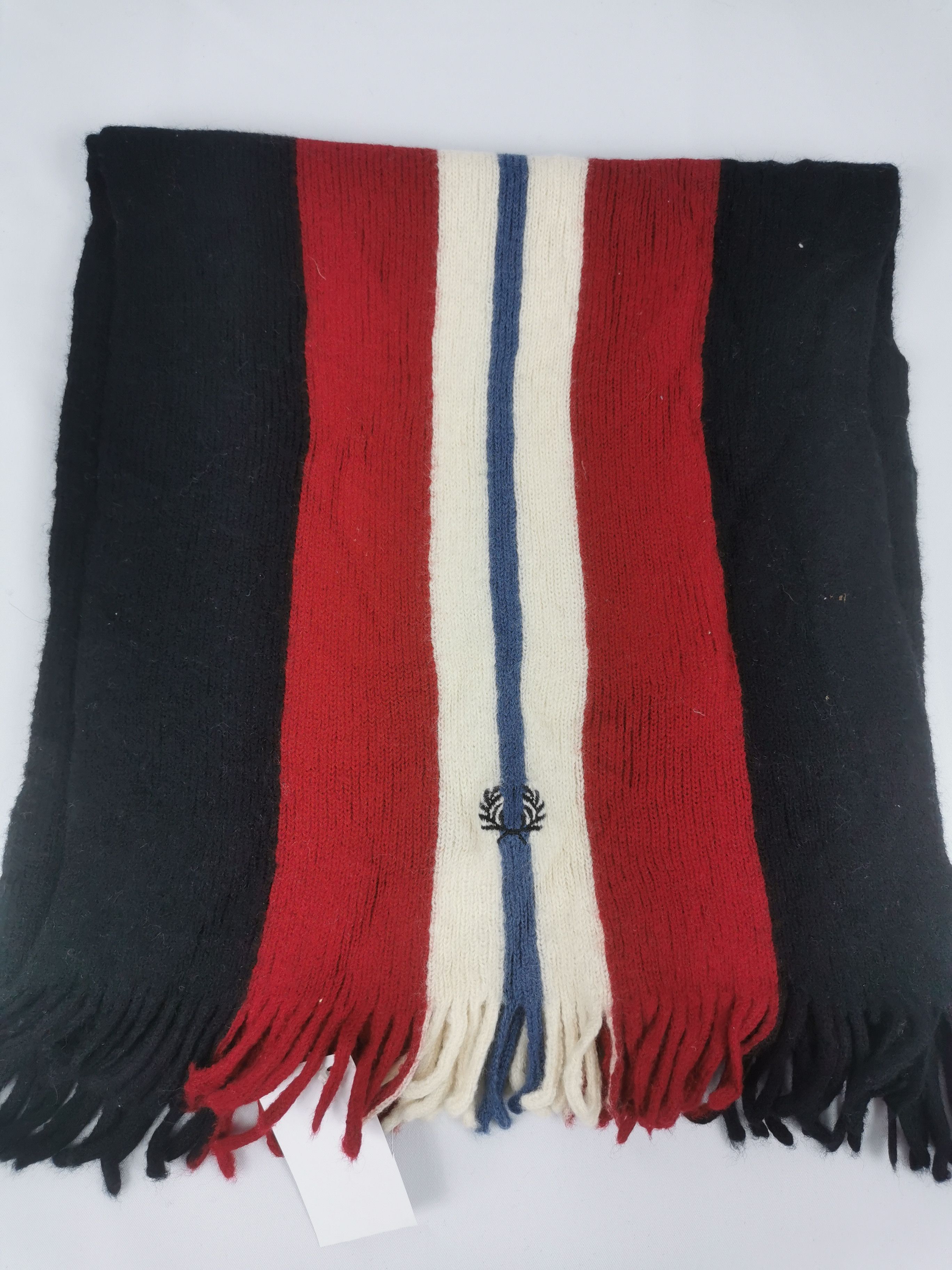 Fred Perry × Vintage Fred Perry scarf muffler lambswool Size ONE SIZE - 7 Thumbnail