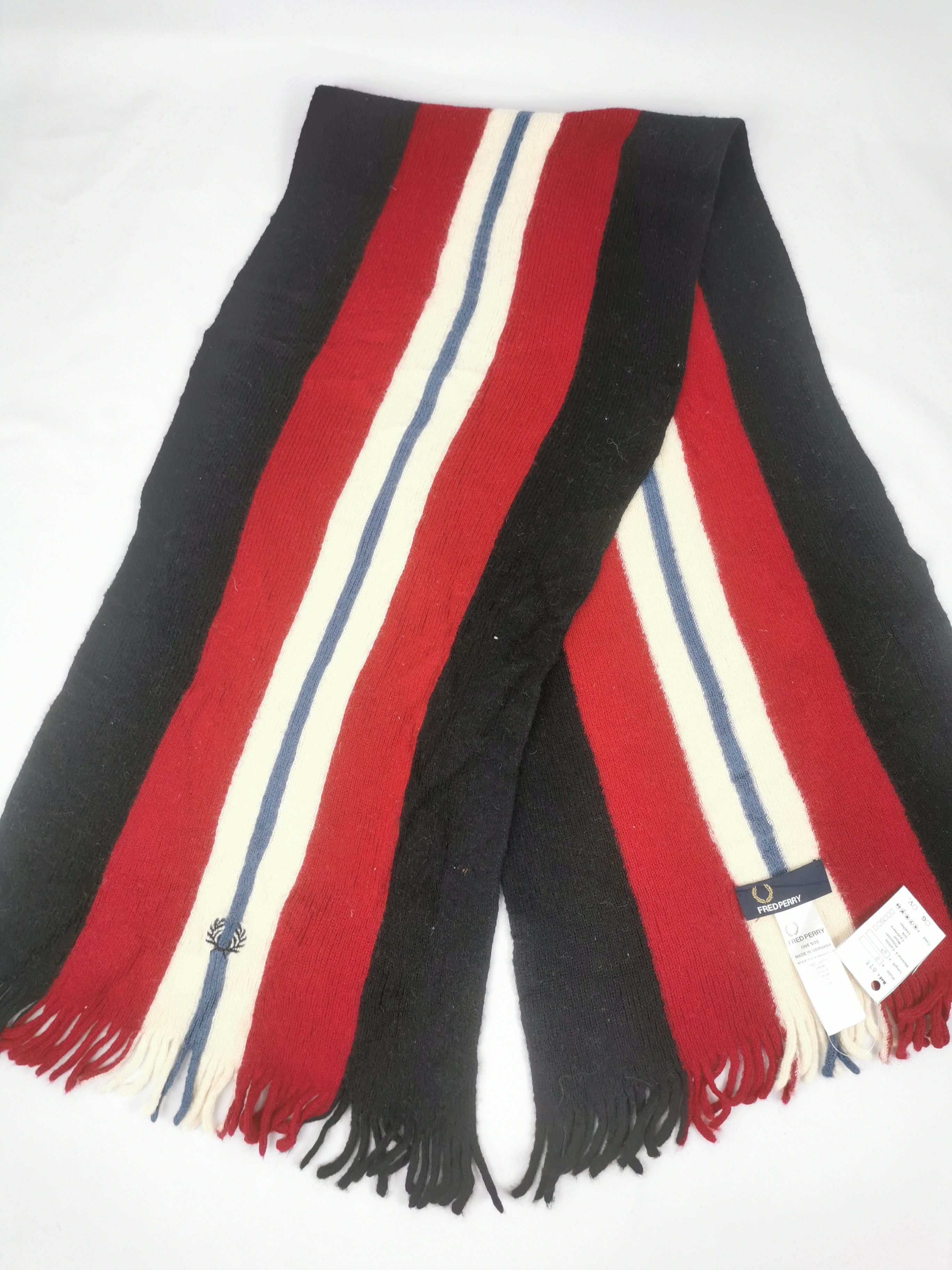 Fred Perry × Vintage Fred Perry scarf muffler lambswool Size ONE SIZE - 2 Thumbnail