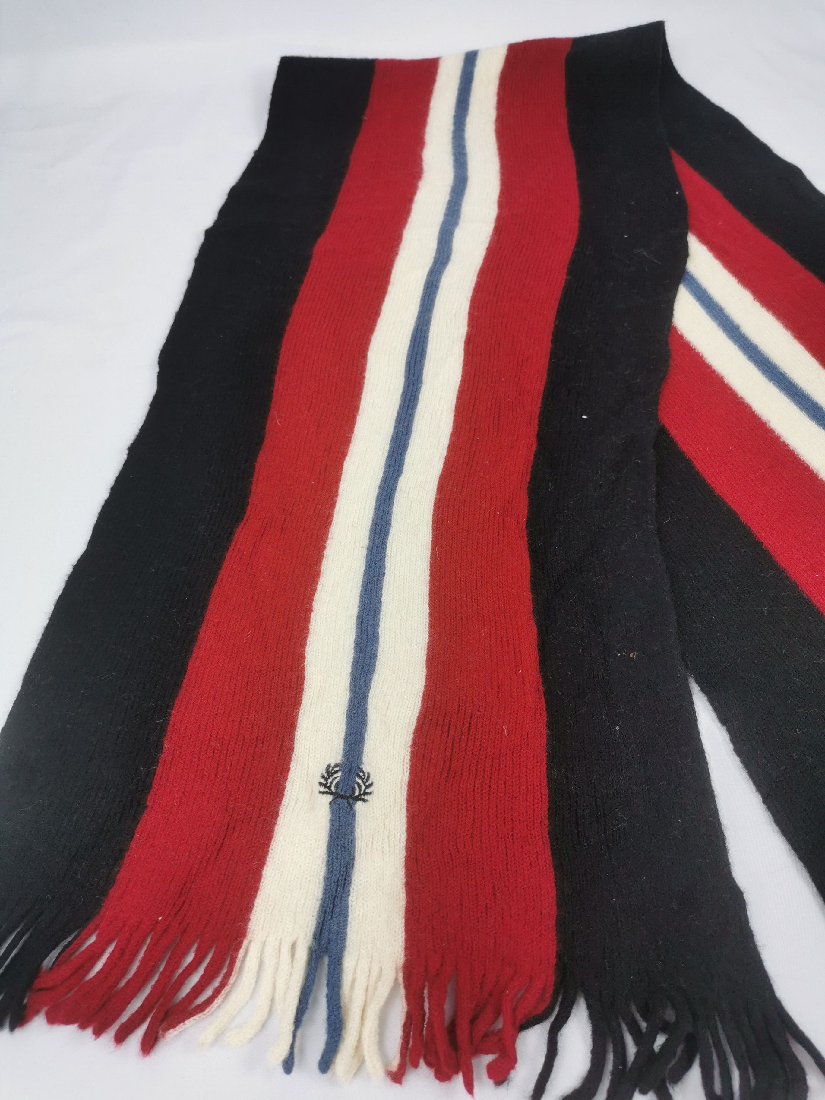 Fred Perry × Vintage Fred Perry scarf muffler lambswool Size ONE SIZE - 3 Thumbnail