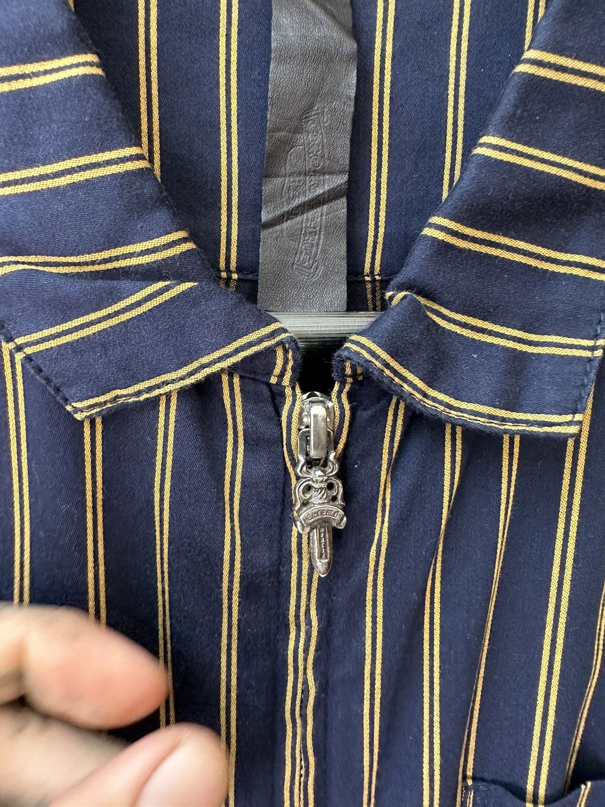 Chrome Hearts Chrome Hearts SILK Zip Up Summer Shirt 4Gseller Size US L / EU 52-54 / 3 - 5 Thumbnail