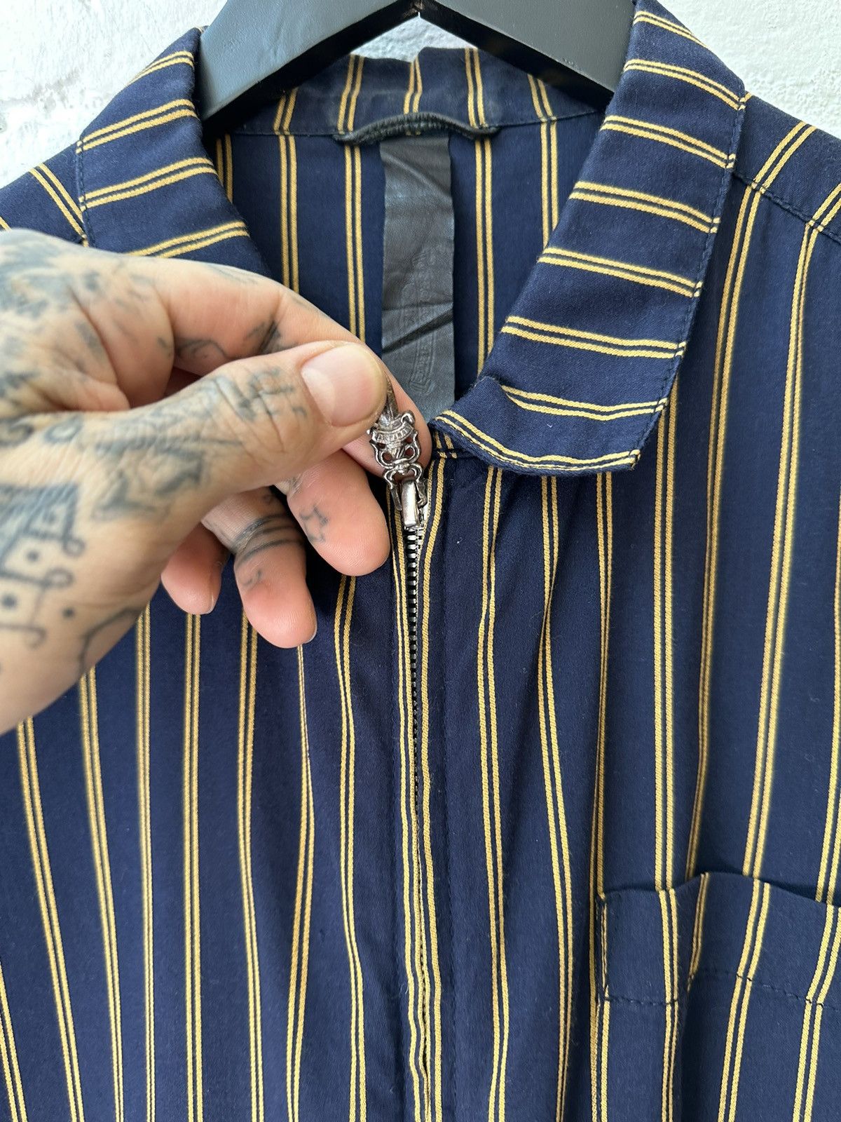 Chrome Hearts Chrome Hearts SILK Zip Up Summer Shirt 4Gseller Size US L / EU 52-54 / 3 - 4 Thumbnail