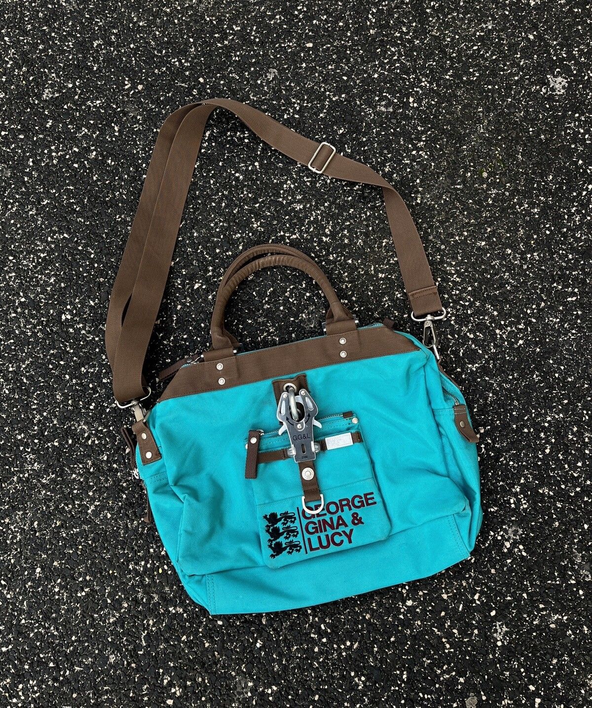Bag Rare VTG George Gina & Lucy Carbine Logo Bag Multipocket | Grailed