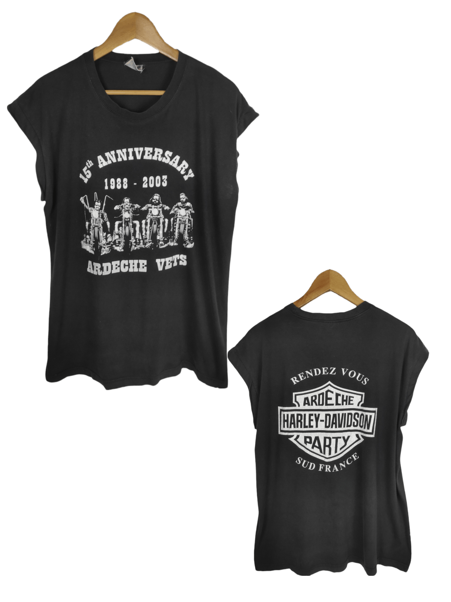 Harley Davidson Vintage Ardeche Vets MC Sud France Harley Davidson Shirt Size US L / EU 52-54 / 3 - 1 Thumbnail
