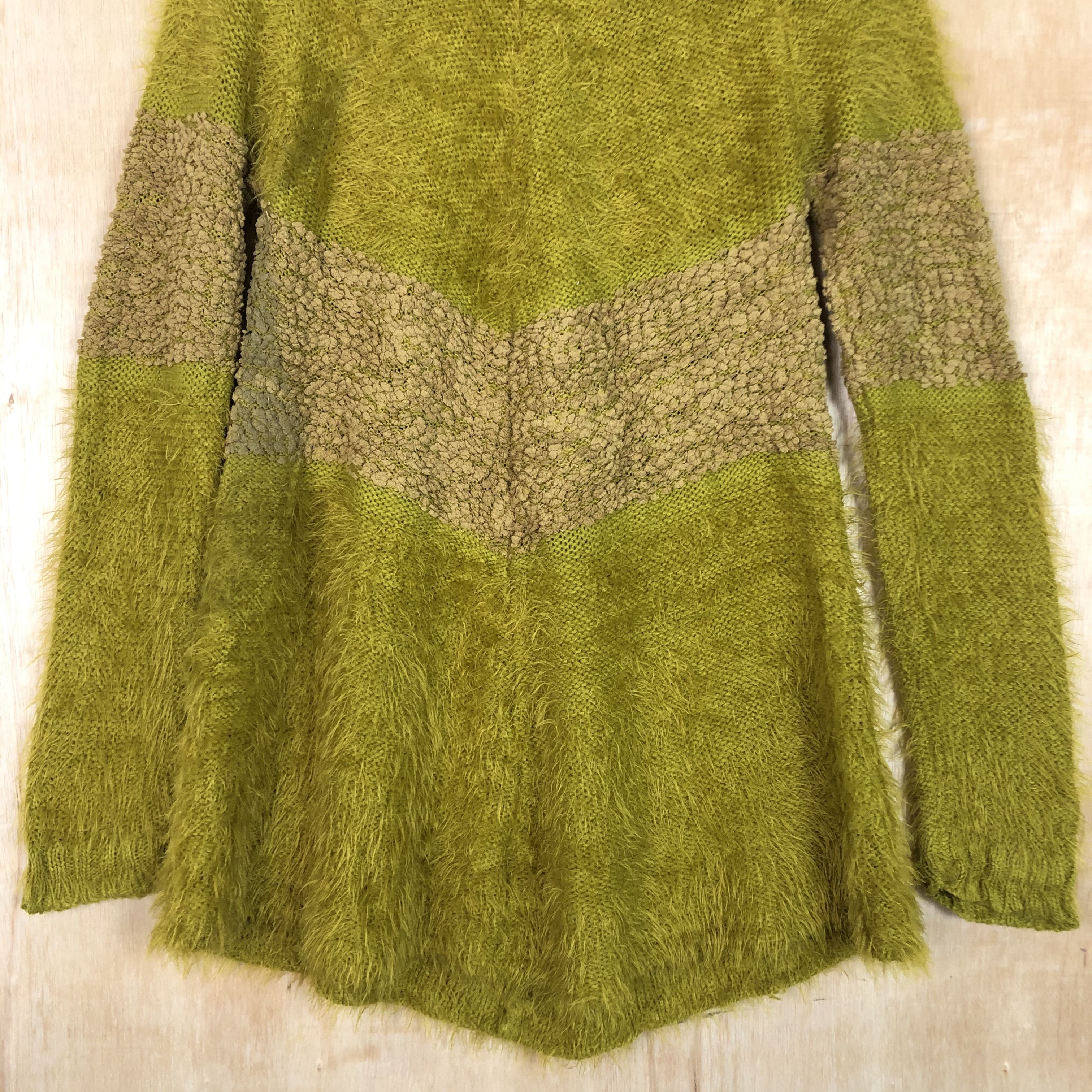 Japanese Brand DLL Koibito Misaki long knitwear shag shaggy fur mohair#c026 Size M / US 6-8 / IT 42-44 - 12 Thumbnail