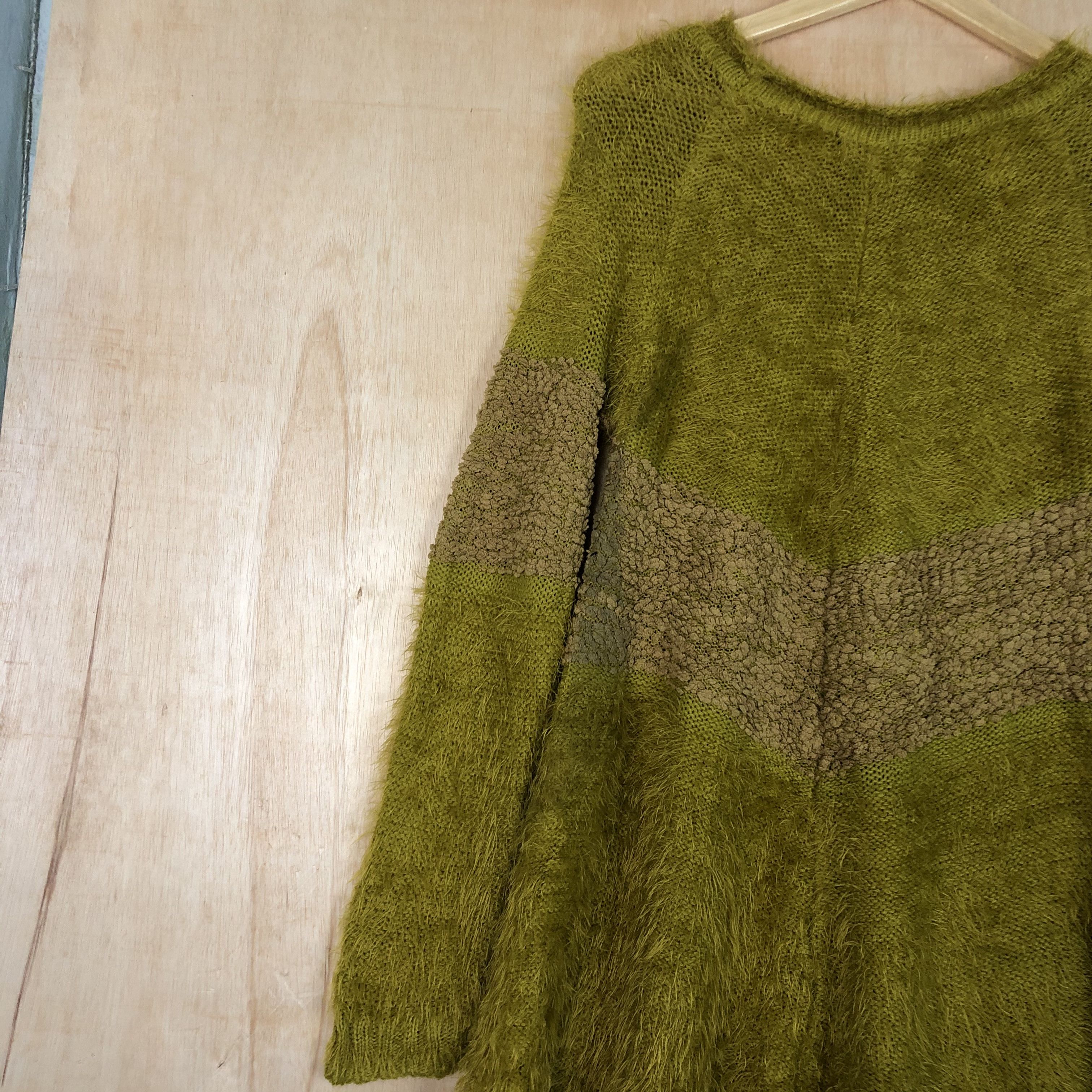 Japanese Brand DLL Koibito Misaki long knitwear shag shaggy fur mohair#c026 Size M / US 6-8 / IT 42-44 - 11 Thumbnail