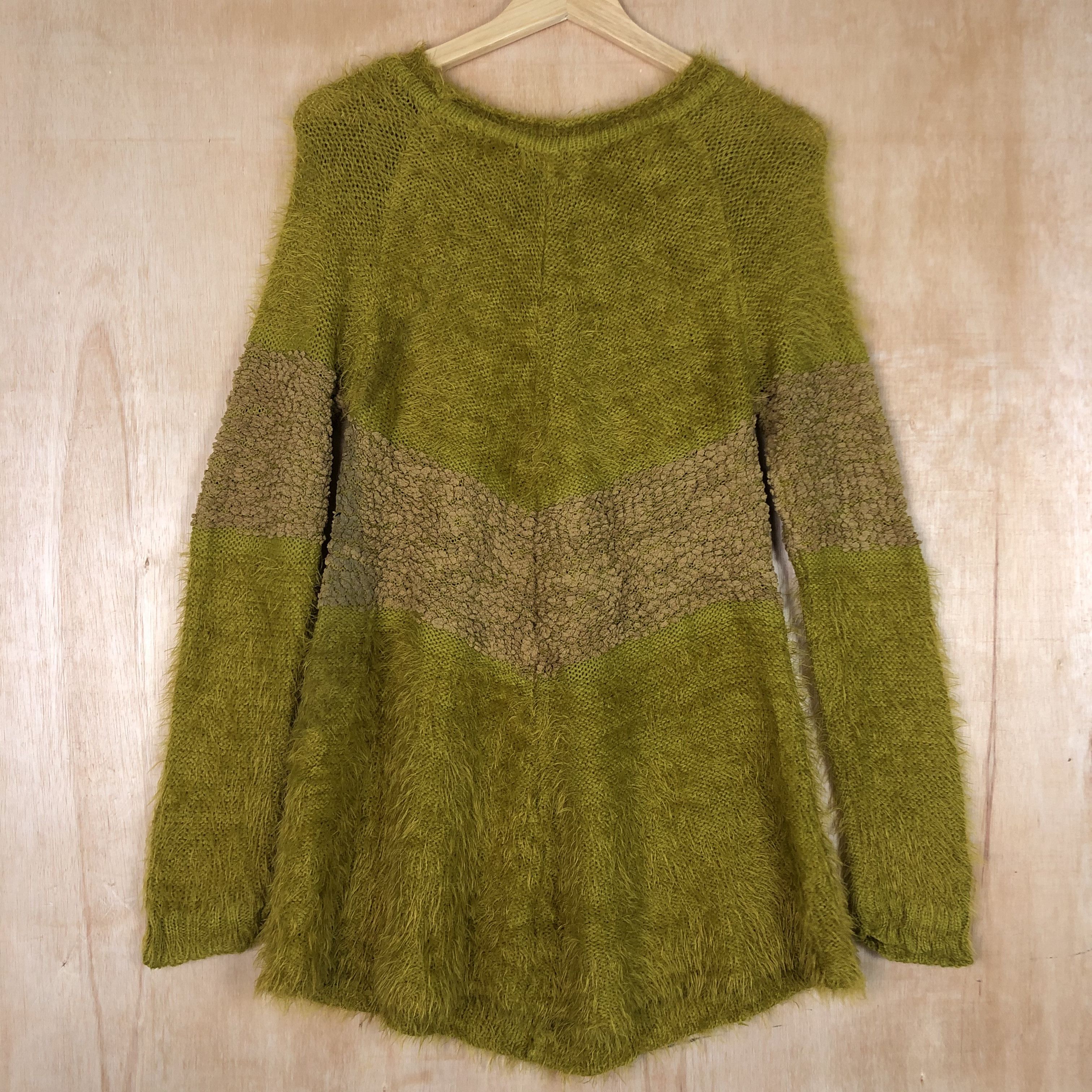 Japanese Brand DLL Koibito Misaki long knitwear shag shaggy fur mohair#c026 Size M / US 6-8 / IT 42-44 - 14 Thumbnail