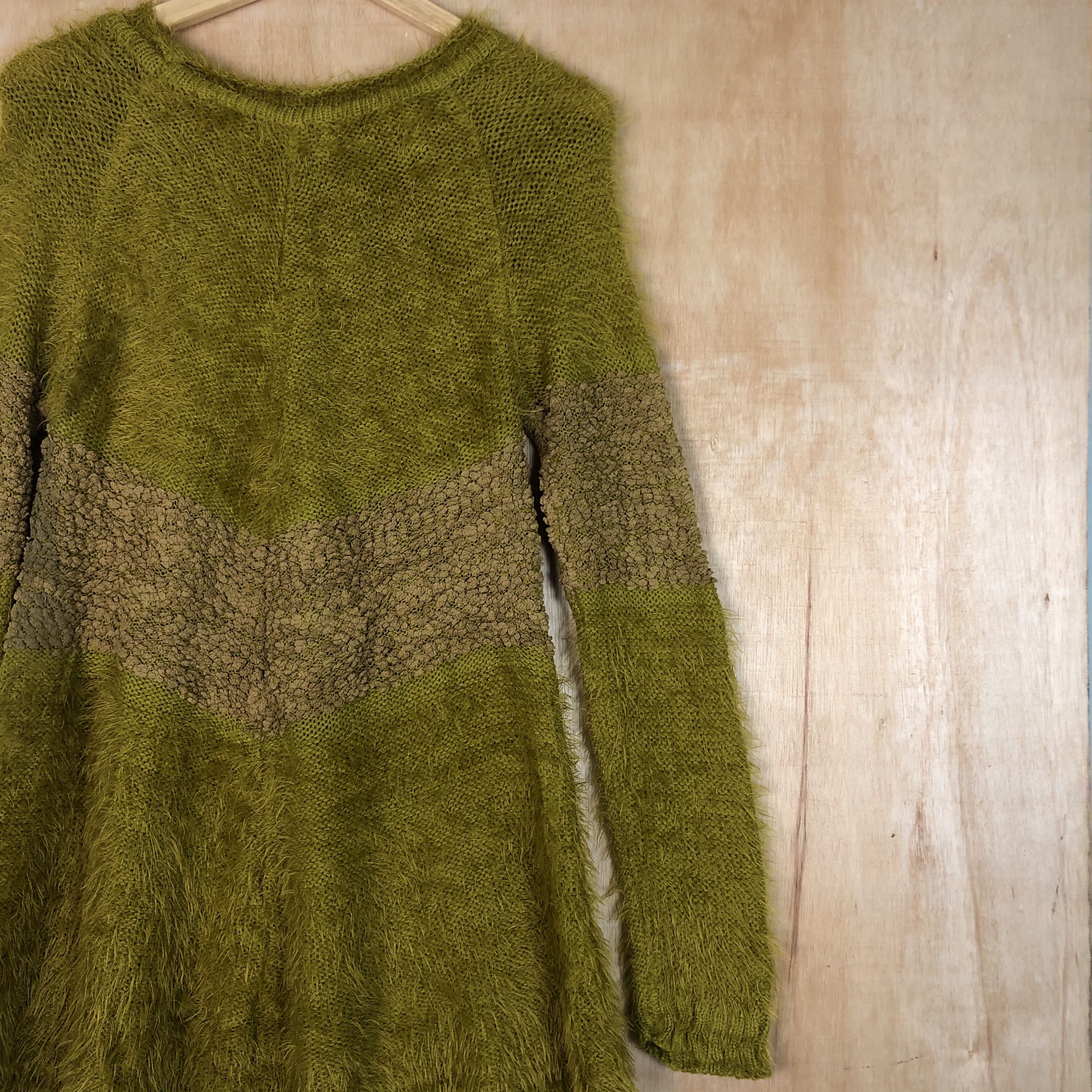 Japanese Brand DLL Koibito Misaki long knitwear shag shaggy fur mohair#c026 Size M / US 6-8 / IT 42-44 - 10 Thumbnail