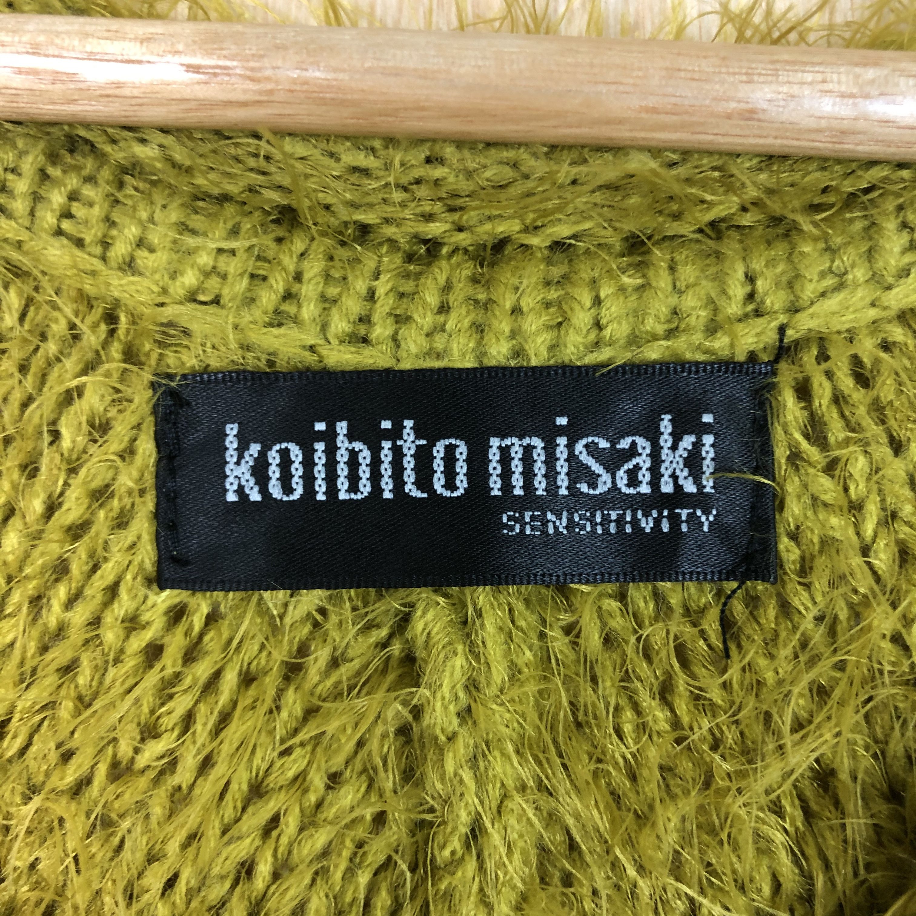 Japanese Brand DLL Koibito Misaki long knitwear shag shaggy fur mohair#c026 Size M / US 6-8 / IT 42-44 - 8 Thumbnail