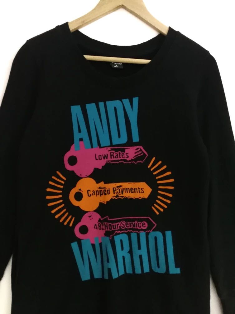 Andy Warhol × Uniqlo Uniqlo X Andy Warhol Sweatshirt big logo size small Size S / US 4 / IT 40 - 3 Thumbnail