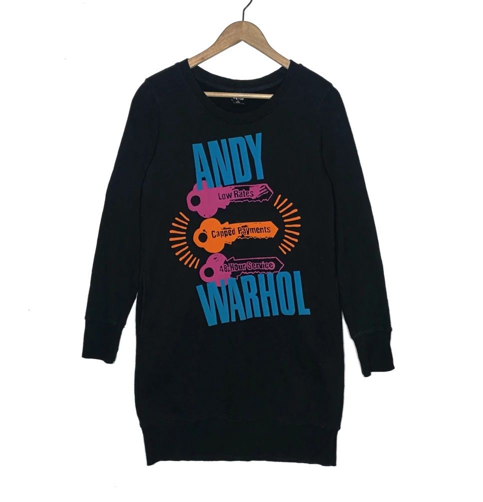 Andy Warhol × Uniqlo Uniqlo X Andy Warhol Sweatshirt big logo size small Size S / US 4 / IT 40 - 1 Thumbnail