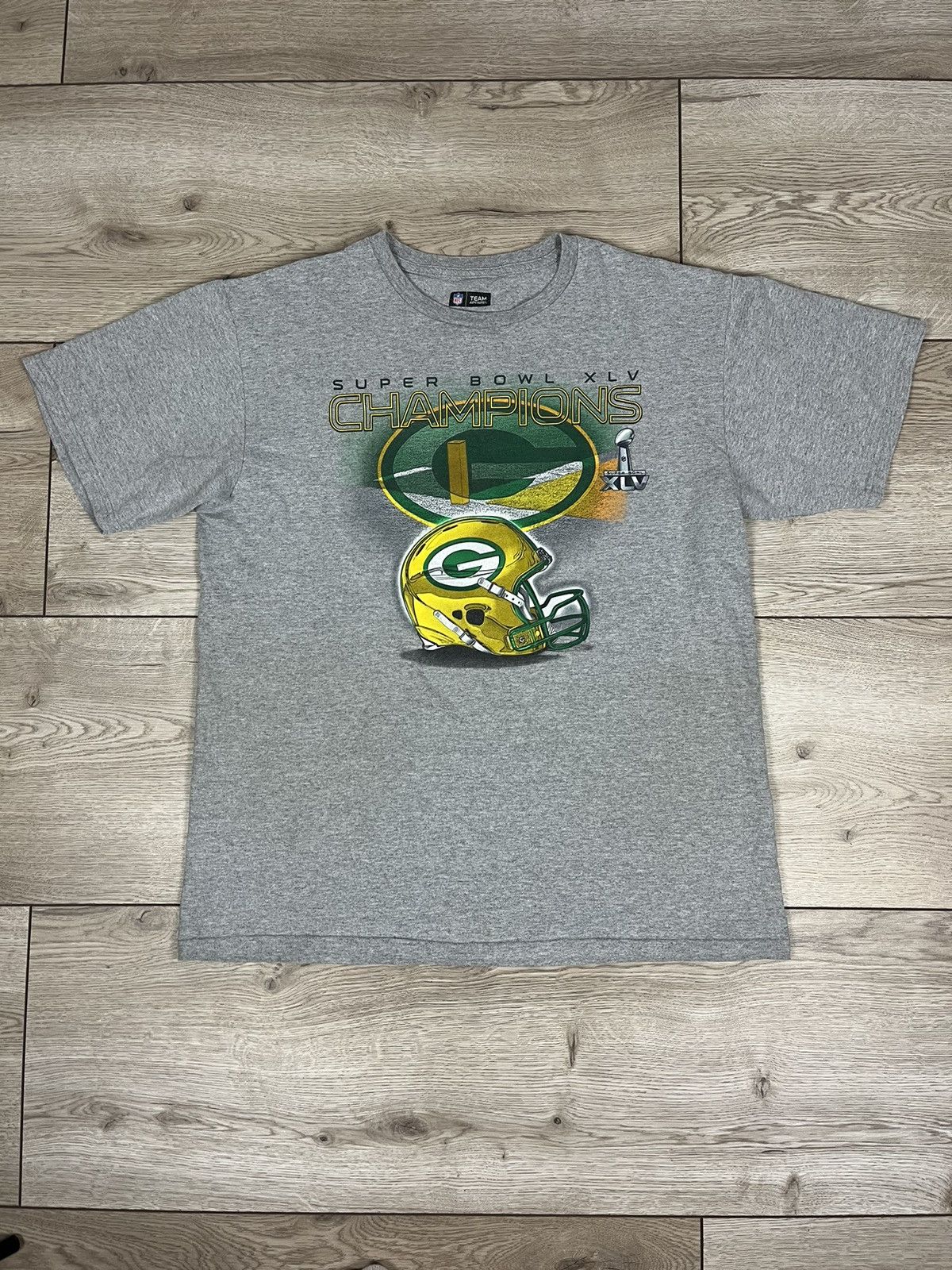 NFL × Vintage Vintage NFL Super Bowl XLV Champions T-Shirt Size US L / EU 52-54 / 3 - 2 Thumbnail