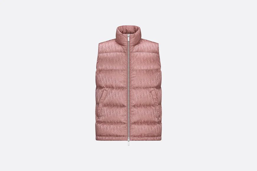 Dior DIOR OBLIQUE SLEEVELESS DOWN JACKET Grailed