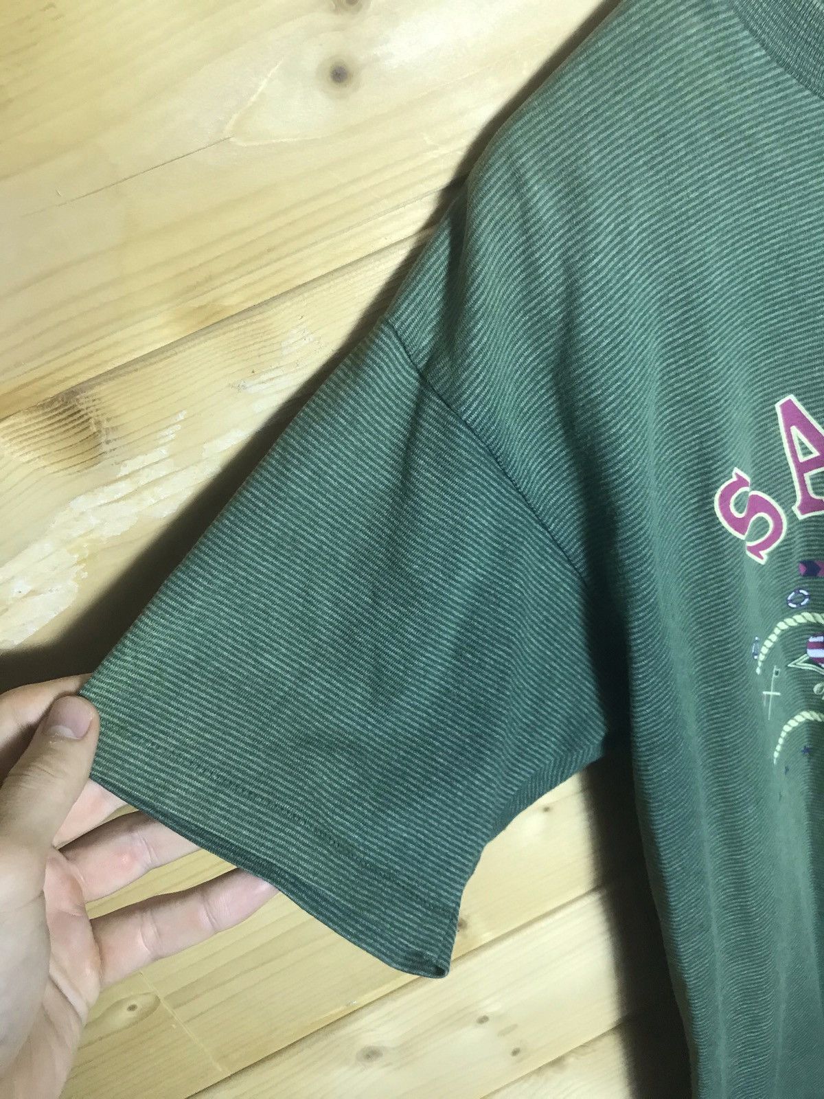 Vintage Vintage San Diego striped single stitch t-shirt Size US L / EU 52-54 / 3 - 8 Thumbnail
