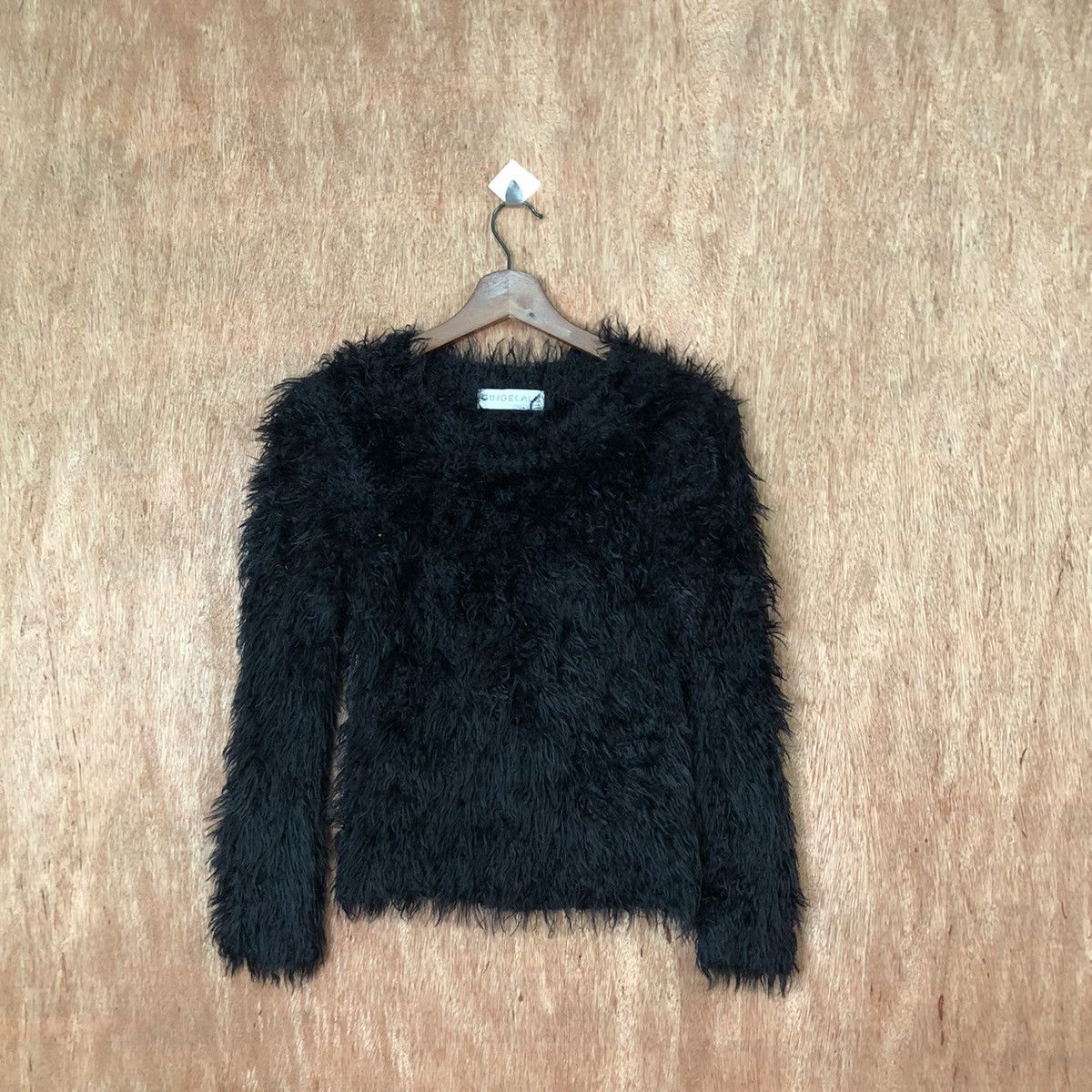 Homespun Knitwear Ginderale Shag Shaggy Fur Mohair Knitwear #6454 Size XS / US 0-2 / IT 36-38 - 1 Thumbnail