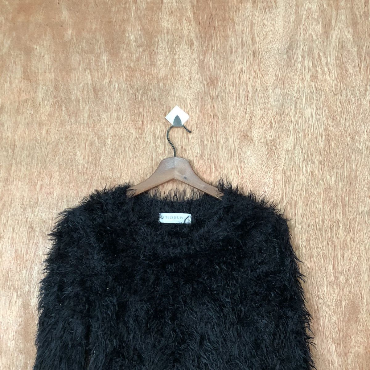 Homespun Knitwear Ginderale Shag Shaggy Fur Mohair Knitwear #6454 Size XS / US 0-2 / IT 36-38 - 2 Thumbnail