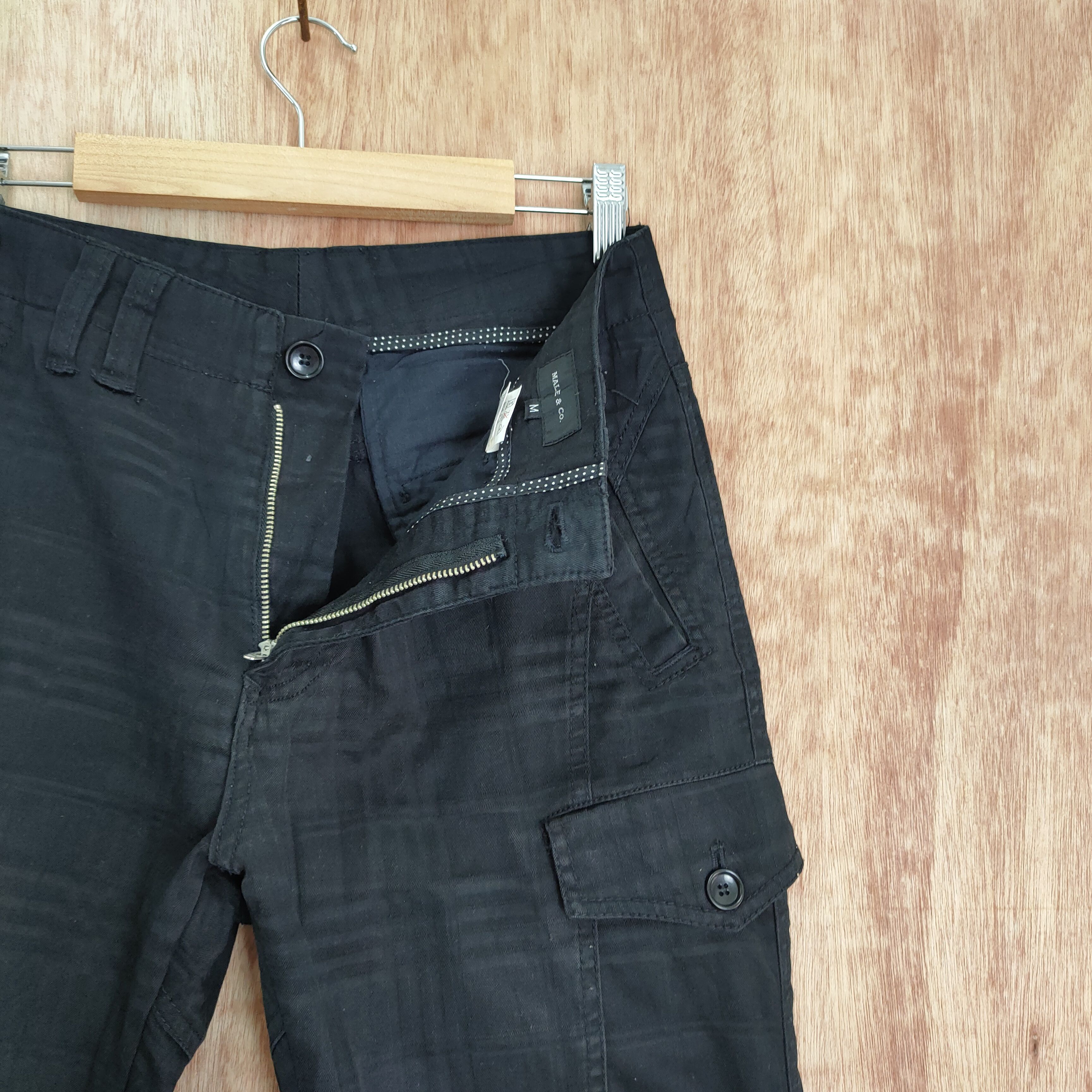 semanticdesign VINTAGE SEMANTIC DESIGN BLACK CARGO PANTS Size US 30 / EU 46 - 3 Thumbnail