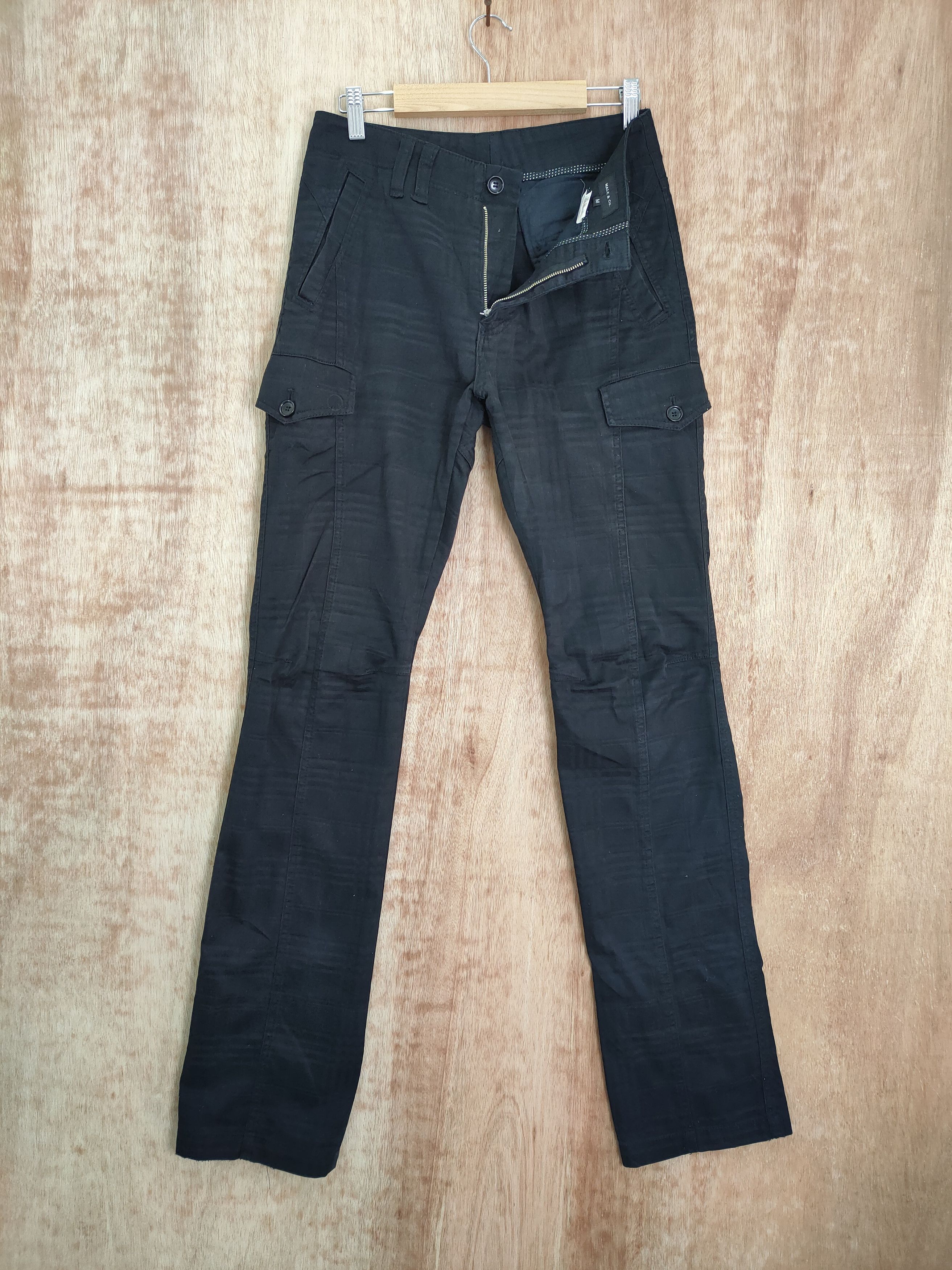 semanticdesign VINTAGE SEMANTIC DESIGN BLACK CARGO PANTS Size US 30 / EU 46 - 1 Thumbnail