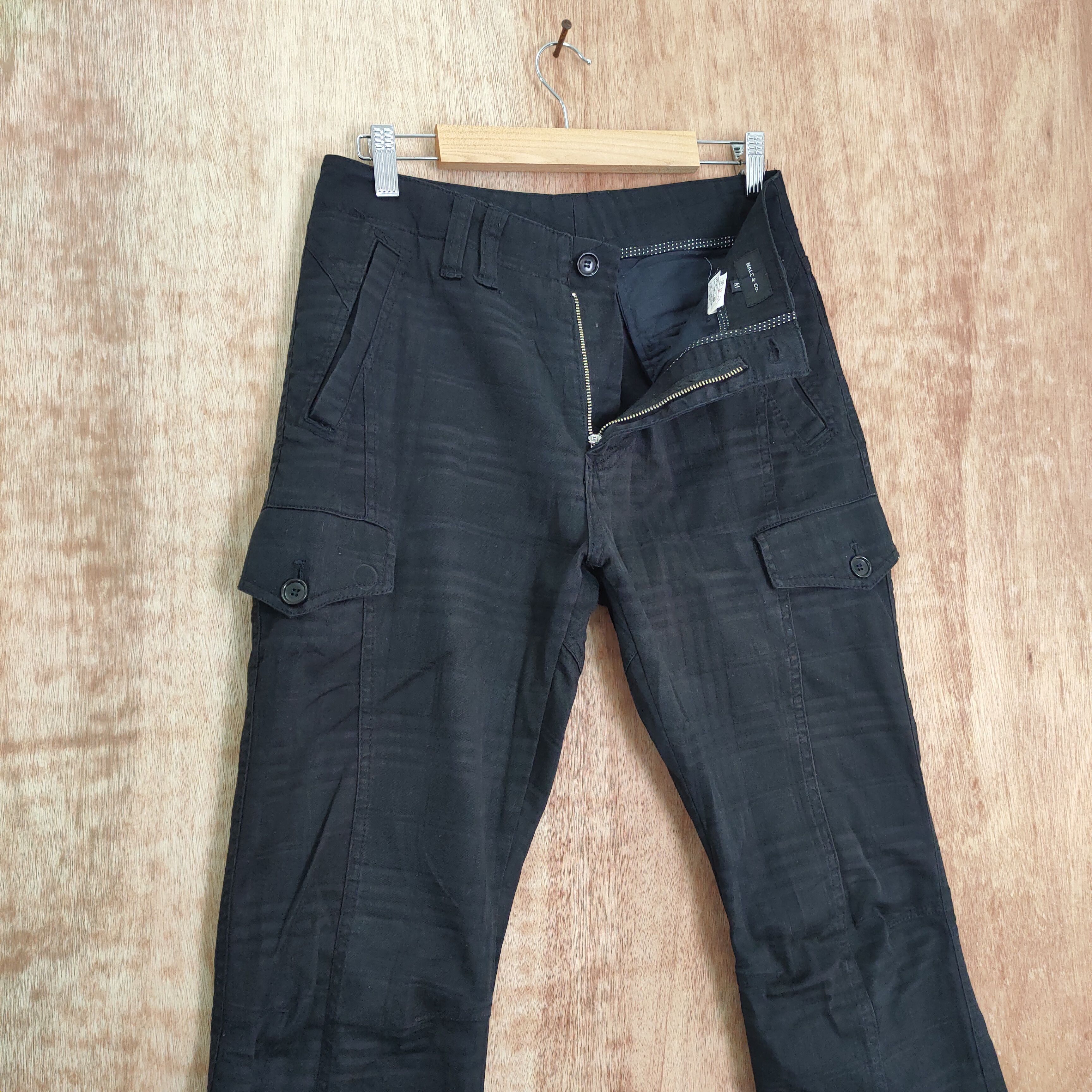 semanticdesign VINTAGE SEMANTIC DESIGN BLACK CARGO PANTS Size US 30 / EU 46 - 2 Thumbnail