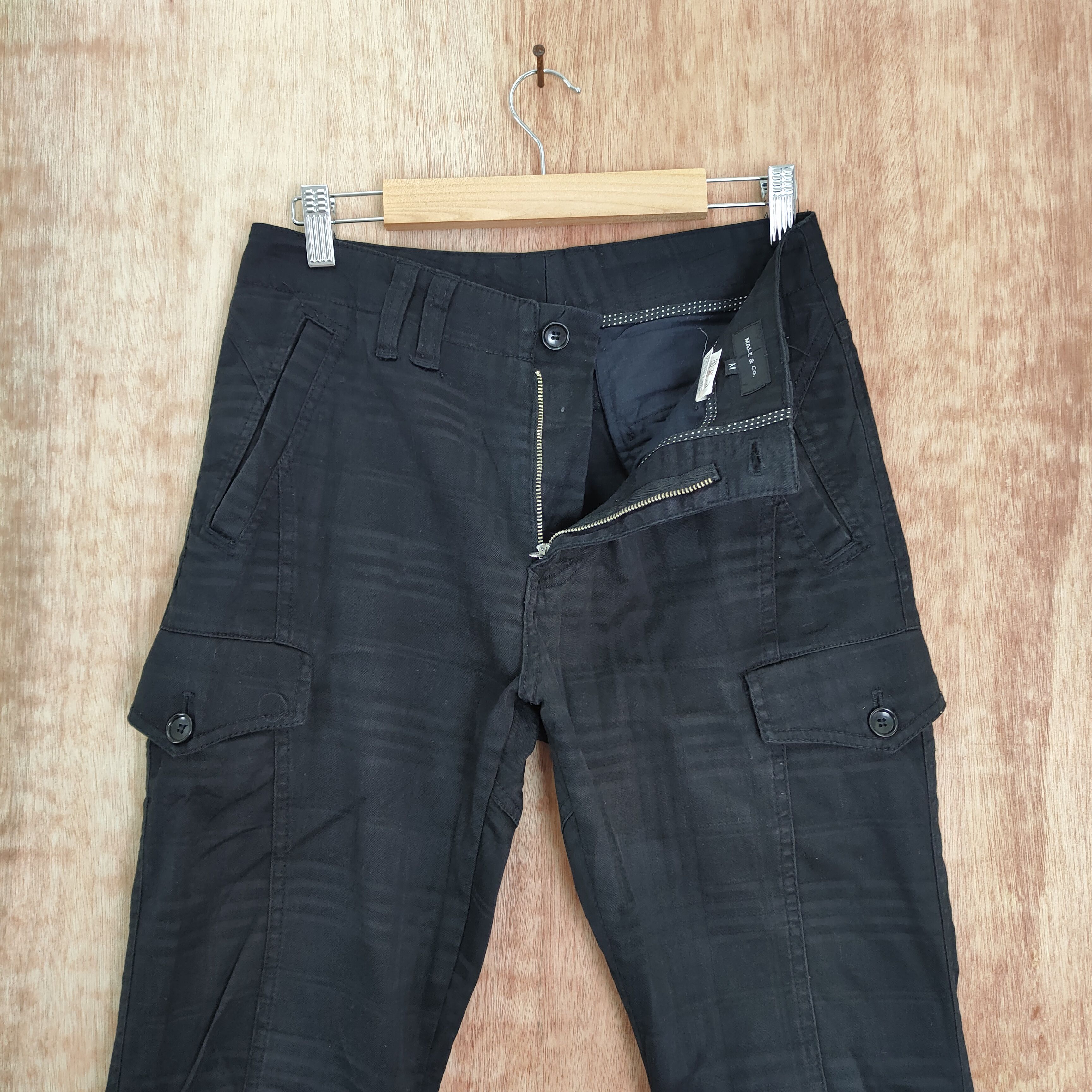 semanticdesign VINTAGE SEMANTIC DESIGN BLACK CARGO PANTS Size US 30 / EU 46 - 11 Thumbnail