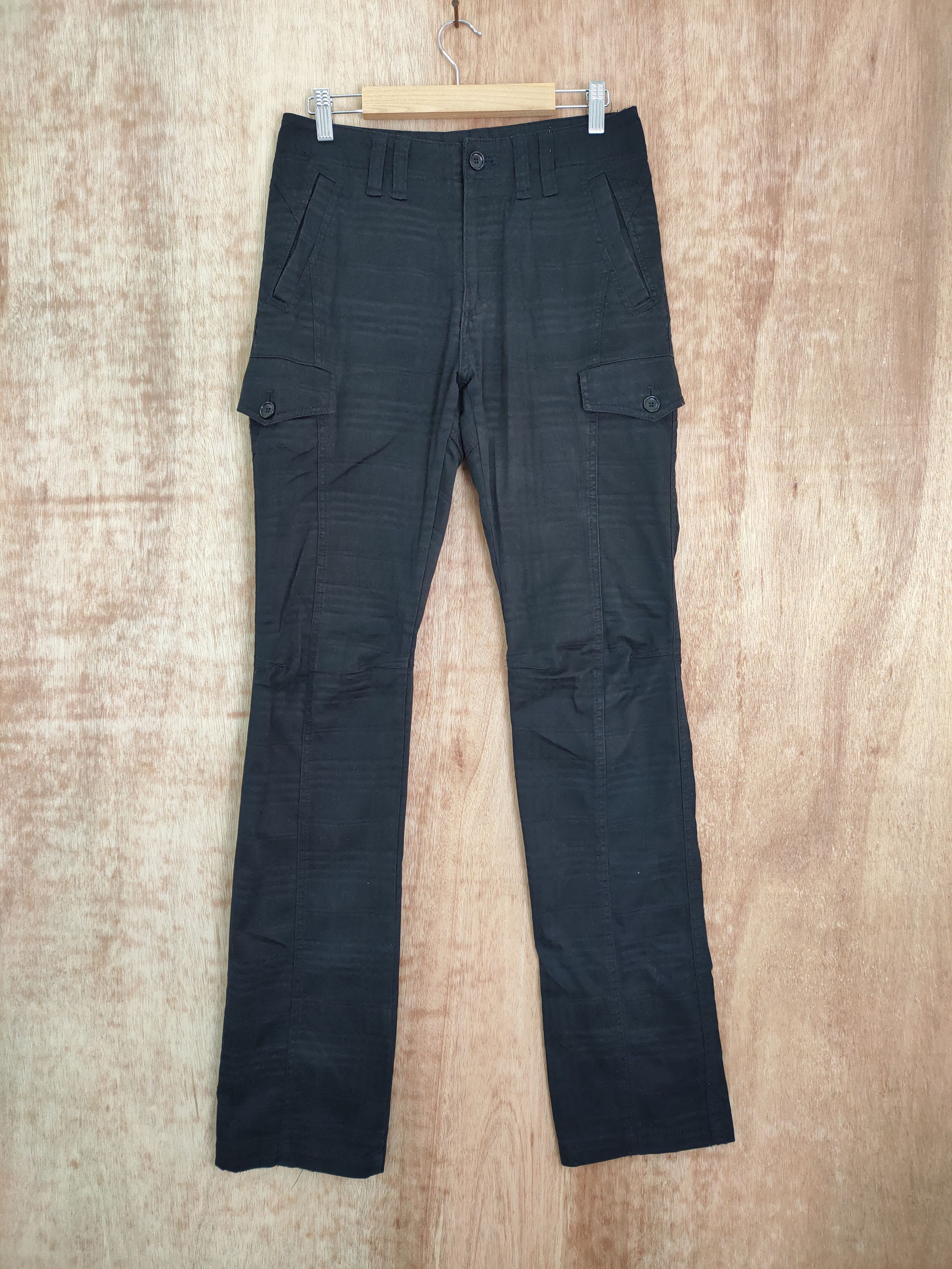 semanticdesign VINTAGE SEMANTIC DESIGN BLACK CARGO PANTS Size US 30 / EU 46 - 10 Thumbnail