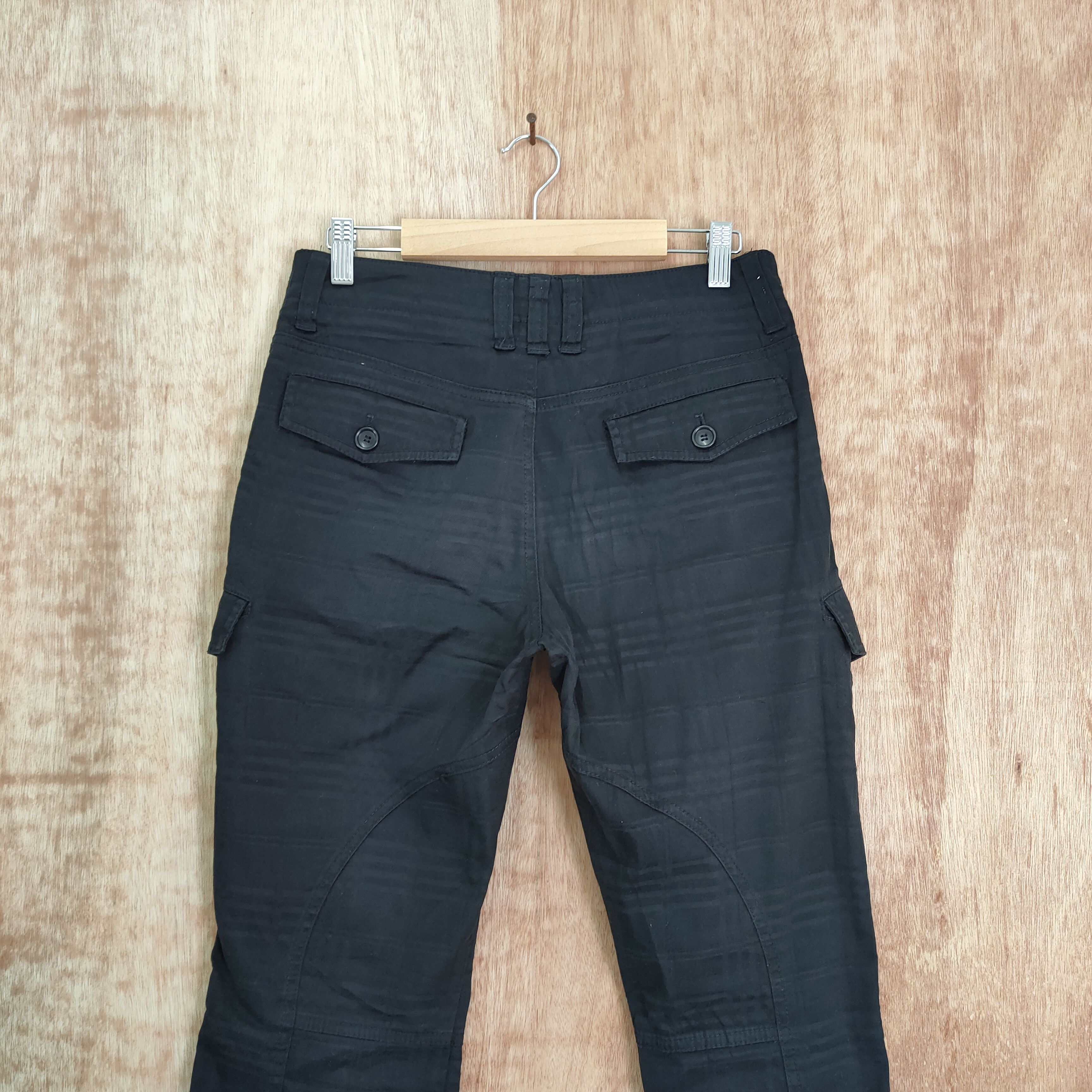 semanticdesign VINTAGE SEMANTIC DESIGN BLACK CARGO PANTS Size US 30 / EU 46 - 6 Thumbnail