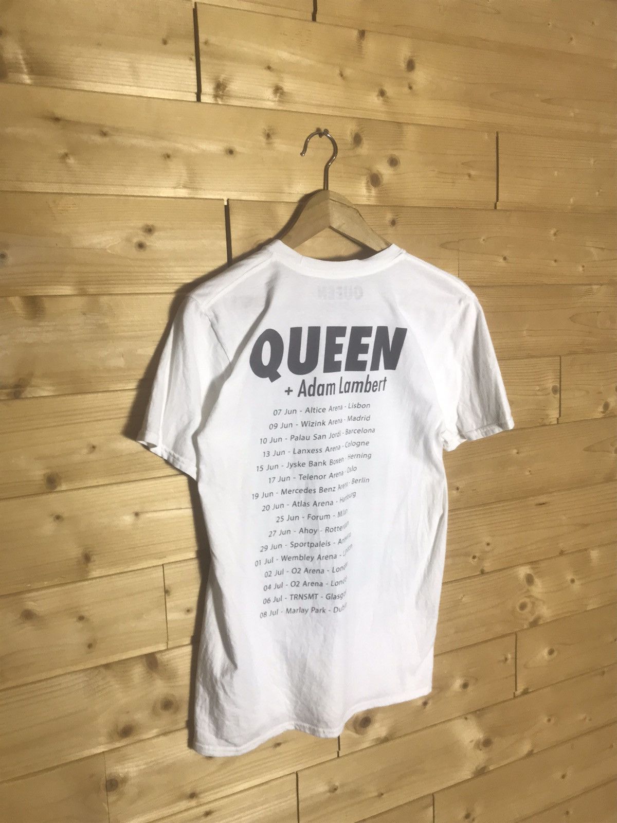 Vintage Queen X Adam Lambert tour t-shirt Size US S / EU 44-46 / 1 - 7 Thumbnail