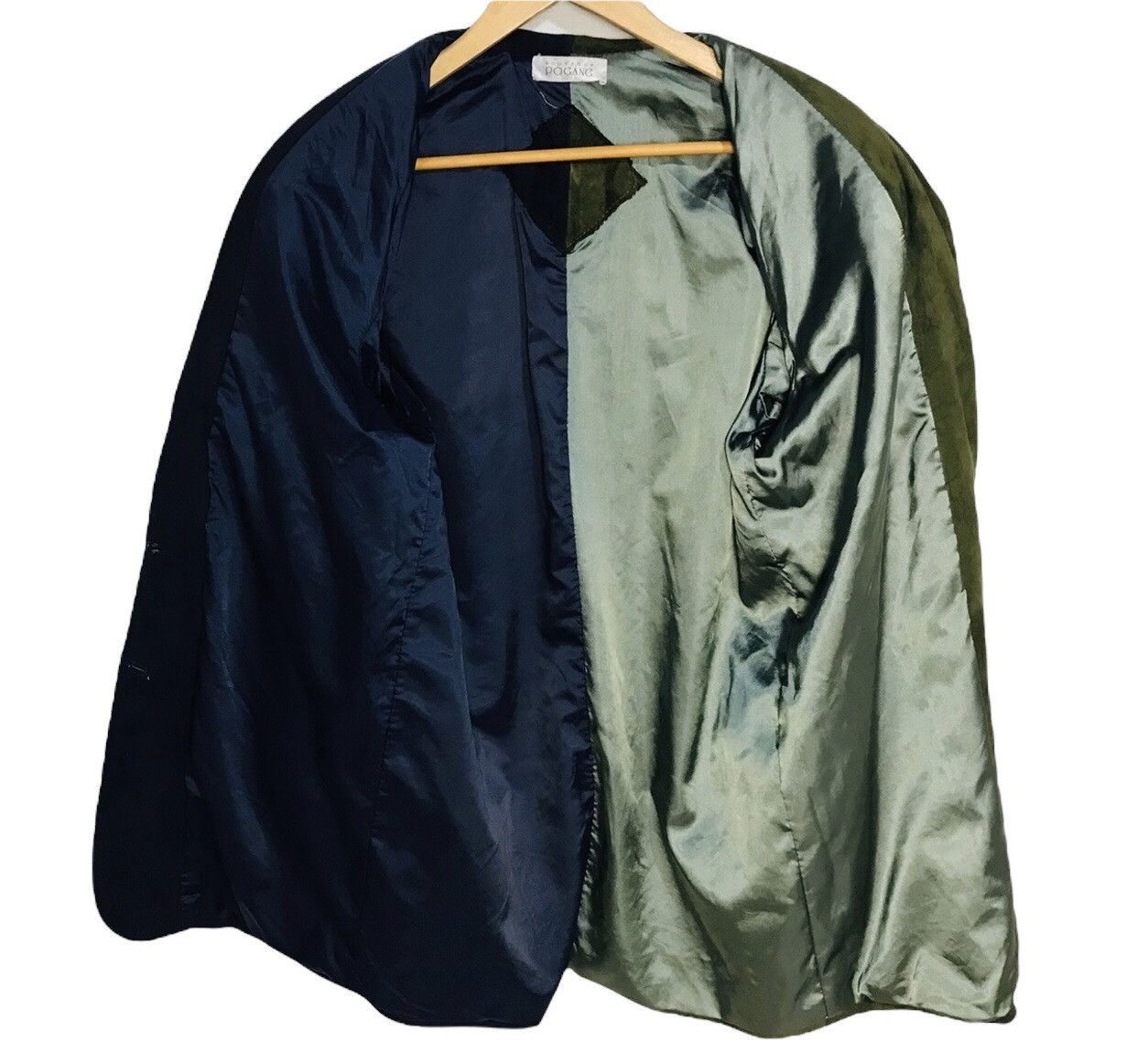 Japanese Brand Pogang boutique suede leather two colors jacket Size US L / EU 52-54 / 3 - 3 Thumbnail