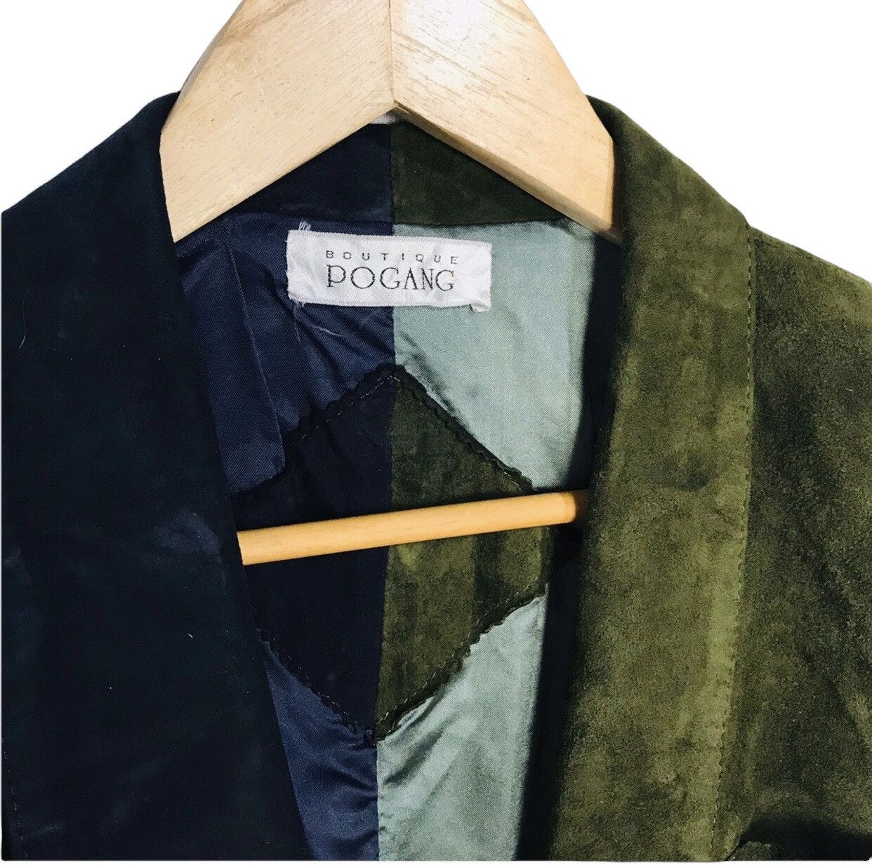 Japanese Brand Pogang boutique suede leather two colors jacket Size US L / EU 52-54 / 3 - 4 Thumbnail