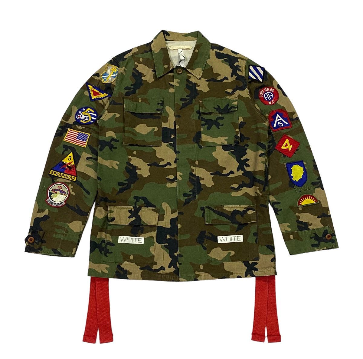 Off-White Off-White Camo Field Jacket With Patches Size US S / EU 44-46 / 1 - 3 Thumbnail