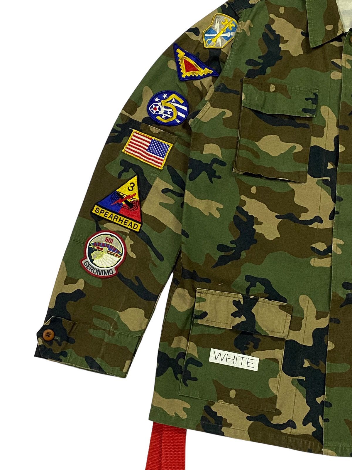 Off-White Off-White Camo Field Jacket With Patches Size US S / EU 44-46 / 1 - 18 Thumbnail