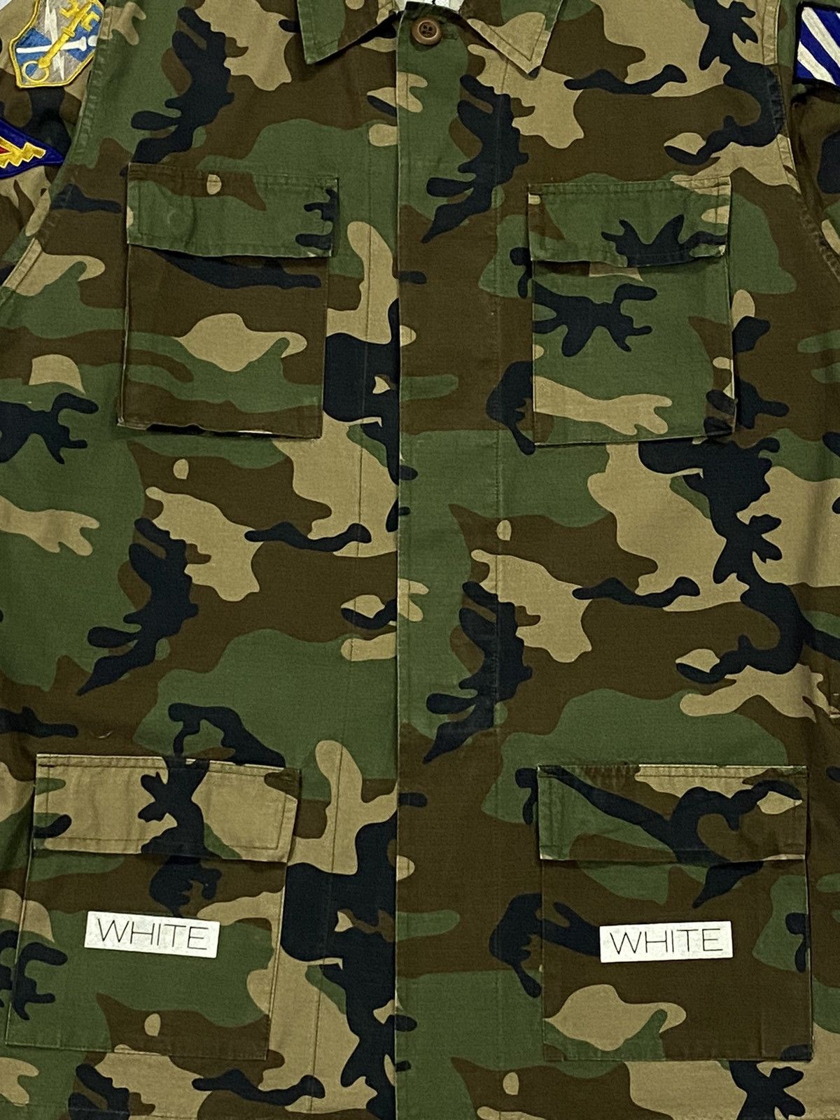 Off-White Off-White Camo Field Jacket With Patches Size US S / EU 44-46 / 1 - 14 Thumbnail