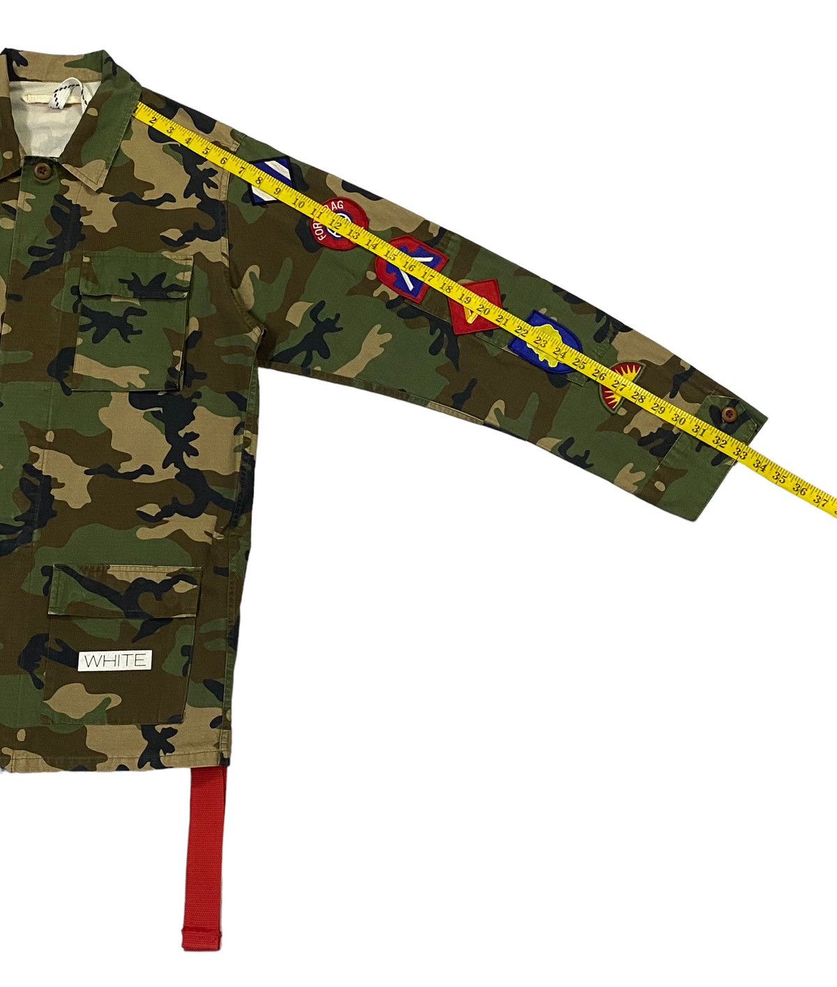 Off-White Off-White Camo Field Jacket With Patches Size US S / EU 44-46 / 1 - 9 Thumbnail