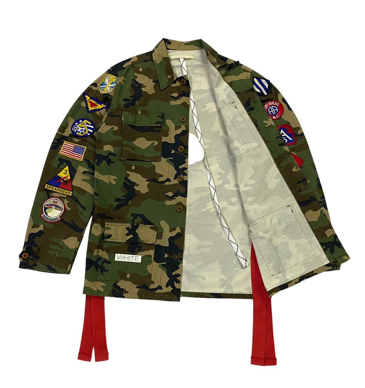Off-White Off-White Camo Field Jacket With Patches Size US S / EU 44-46 / 1 - 24 Thumbnail