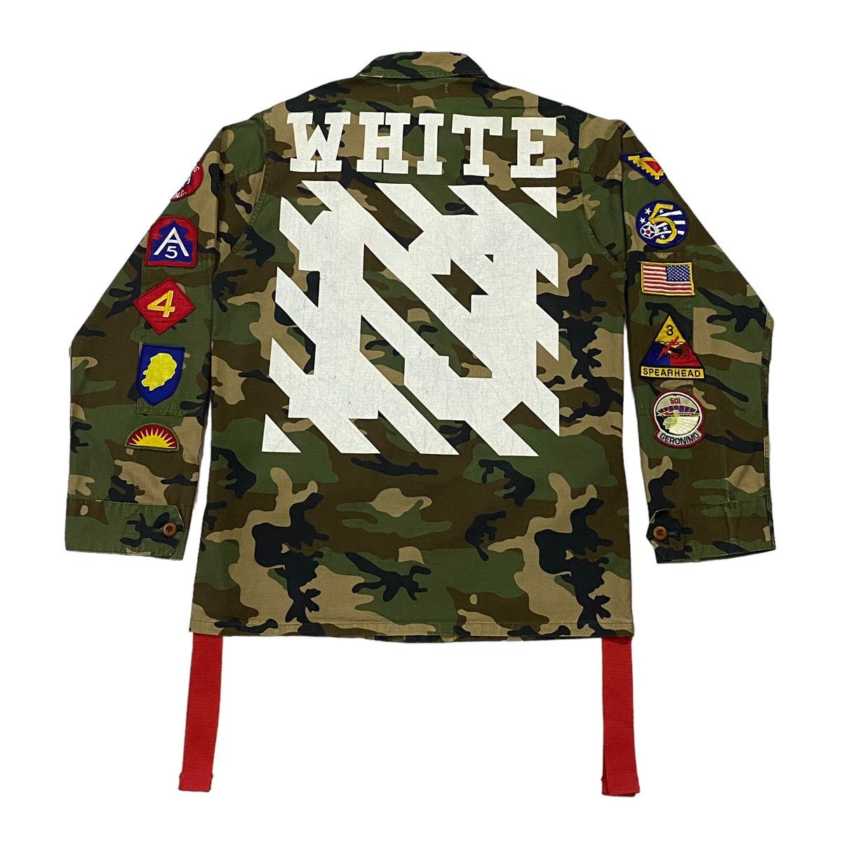 Off-White Off-White Camo Field Jacket With Patches Size US S / EU 44-46 / 1 - 21 Thumbnail