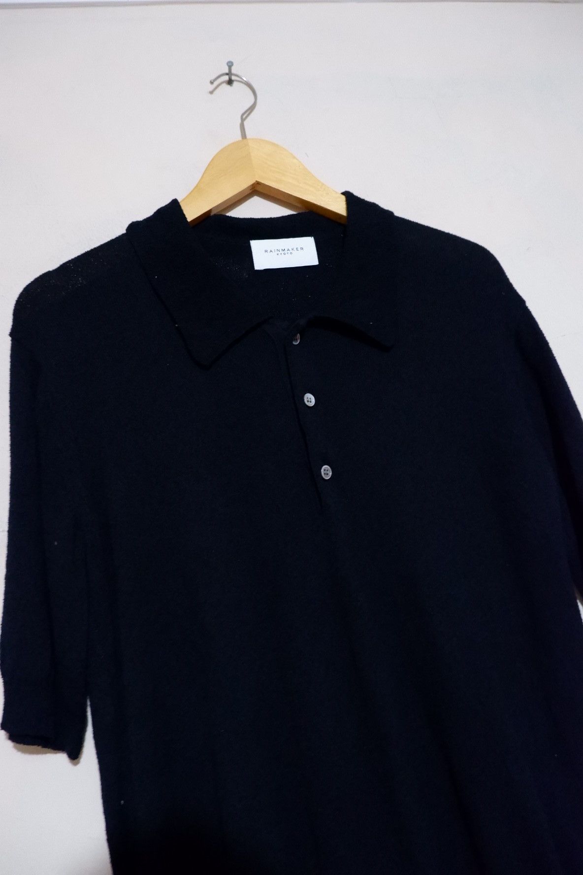 Japanese Brand RAINMAKER KYOTO Knit Polo Shirt Size US M / EU 48-50 / 2 - 3 Thumbnail