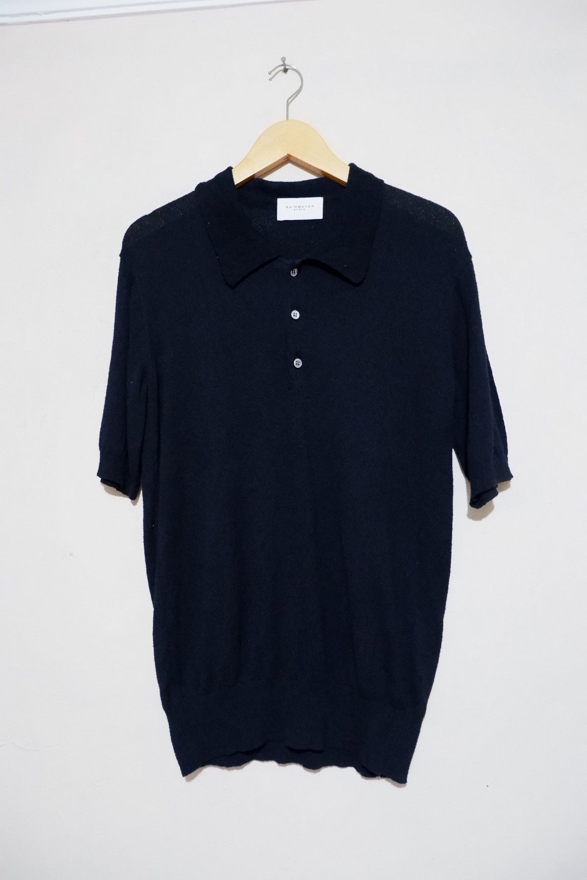 Japanese Brand RAINMAKER KYOTO Knit Polo Shirt Size US M / EU 48-50 / 2 - 1 Thumbnail