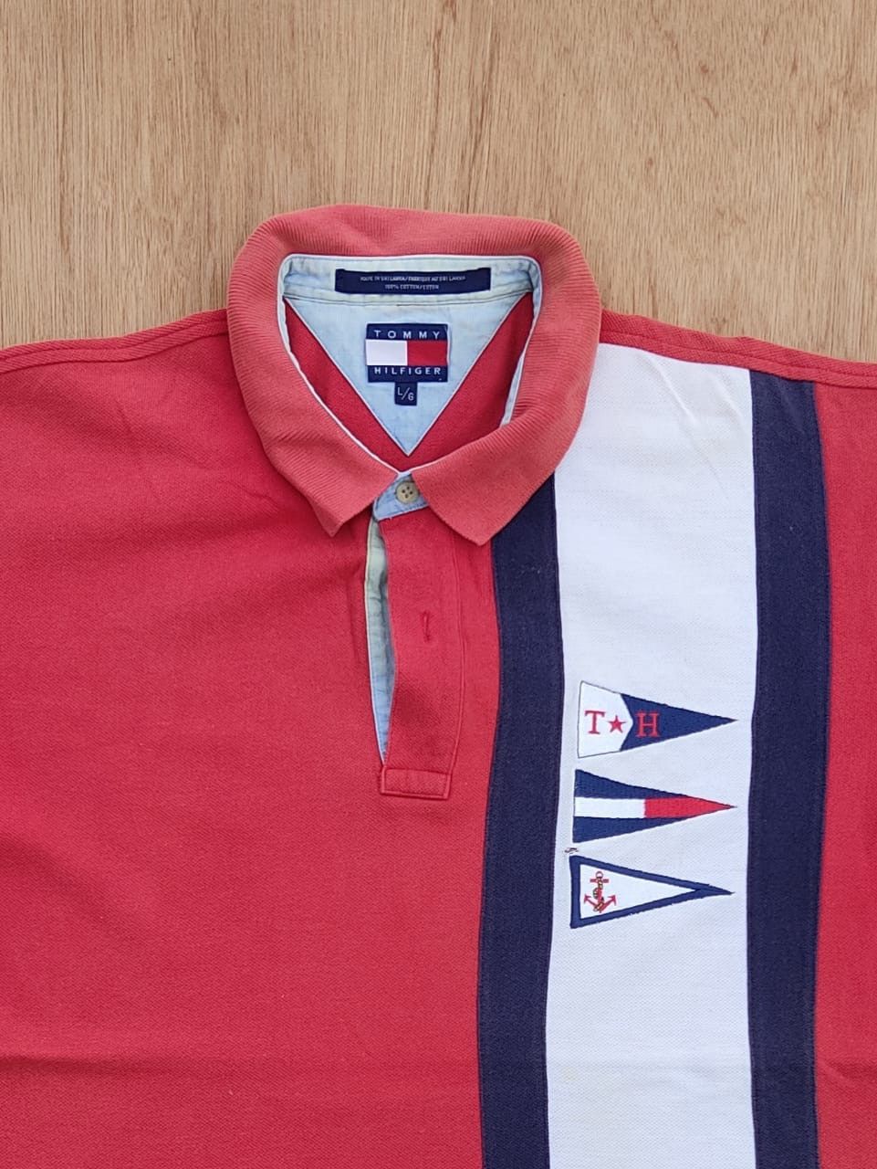 Tommy Hilfiger × Vintage vintage tee D - 29 Tommy Hillfiger Size US L / EU 52-54 / 3 - 2 Thumbnail