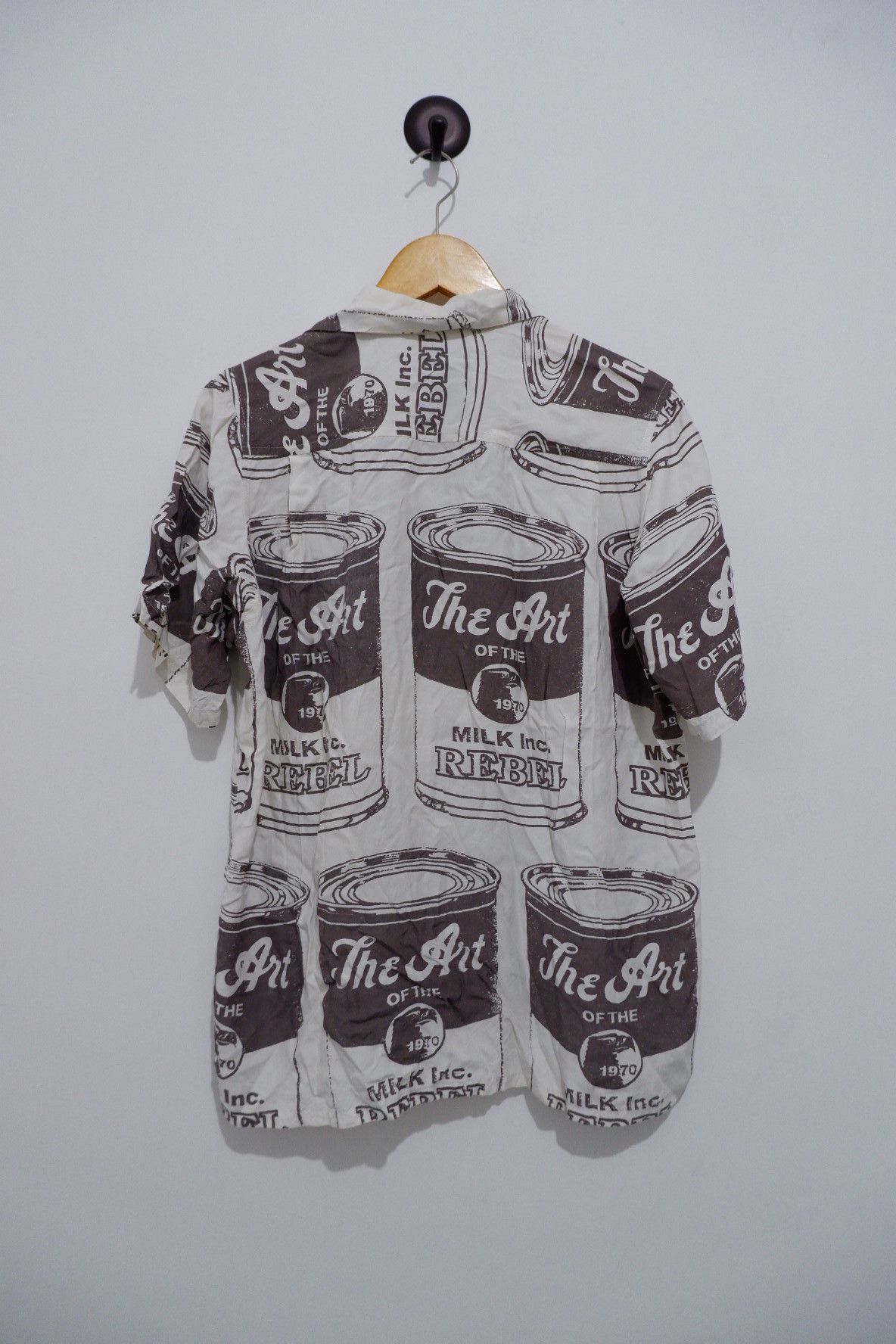 20471120 Milkboy The Art Rebel Hawaiian Rayon Shirt Size US M / EU 48-50 / 2 - 2 Thumbnail