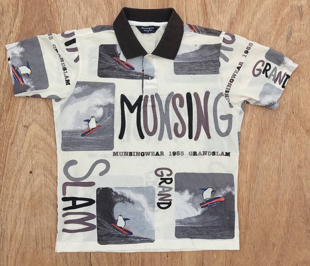 Vintage vintage polo tee munsingwear D4 overprinted Size US M / EU 48-50 / 2 - 1 Thumbnail