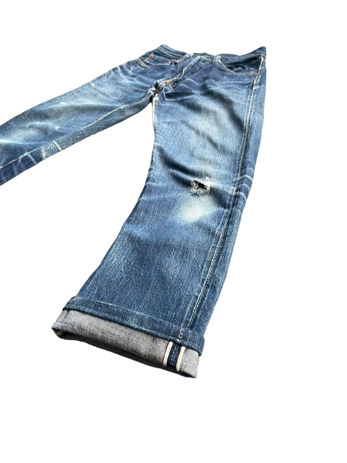 Vintage Full Count Selvedge Distresed Denim