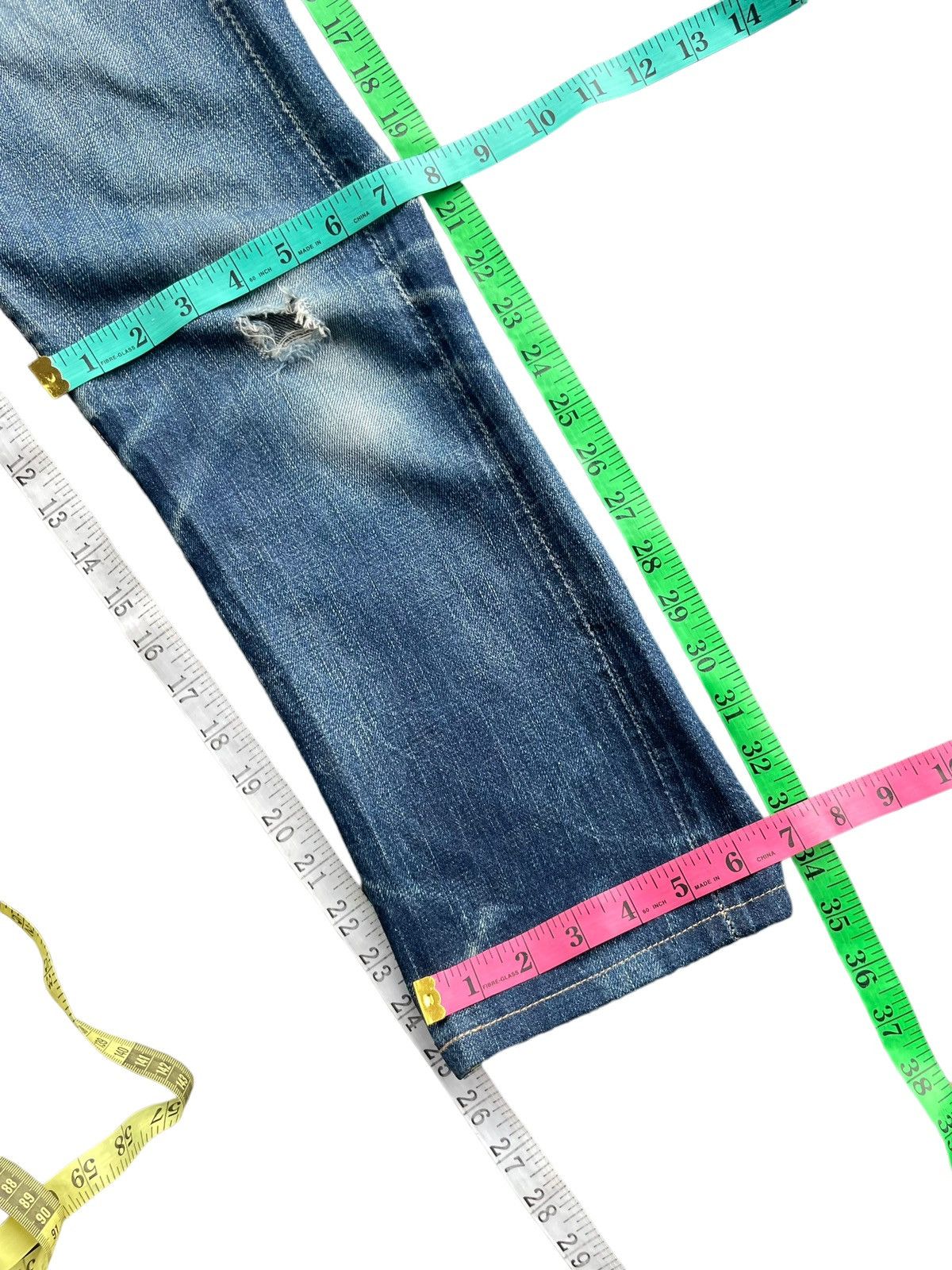Vintage Full Count Selvedge Distresed Denim